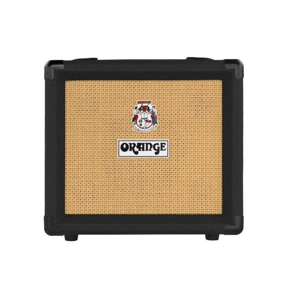 Orange Crush with 3 Band EQ Overdrive Cab Sim 12 Watts, Black