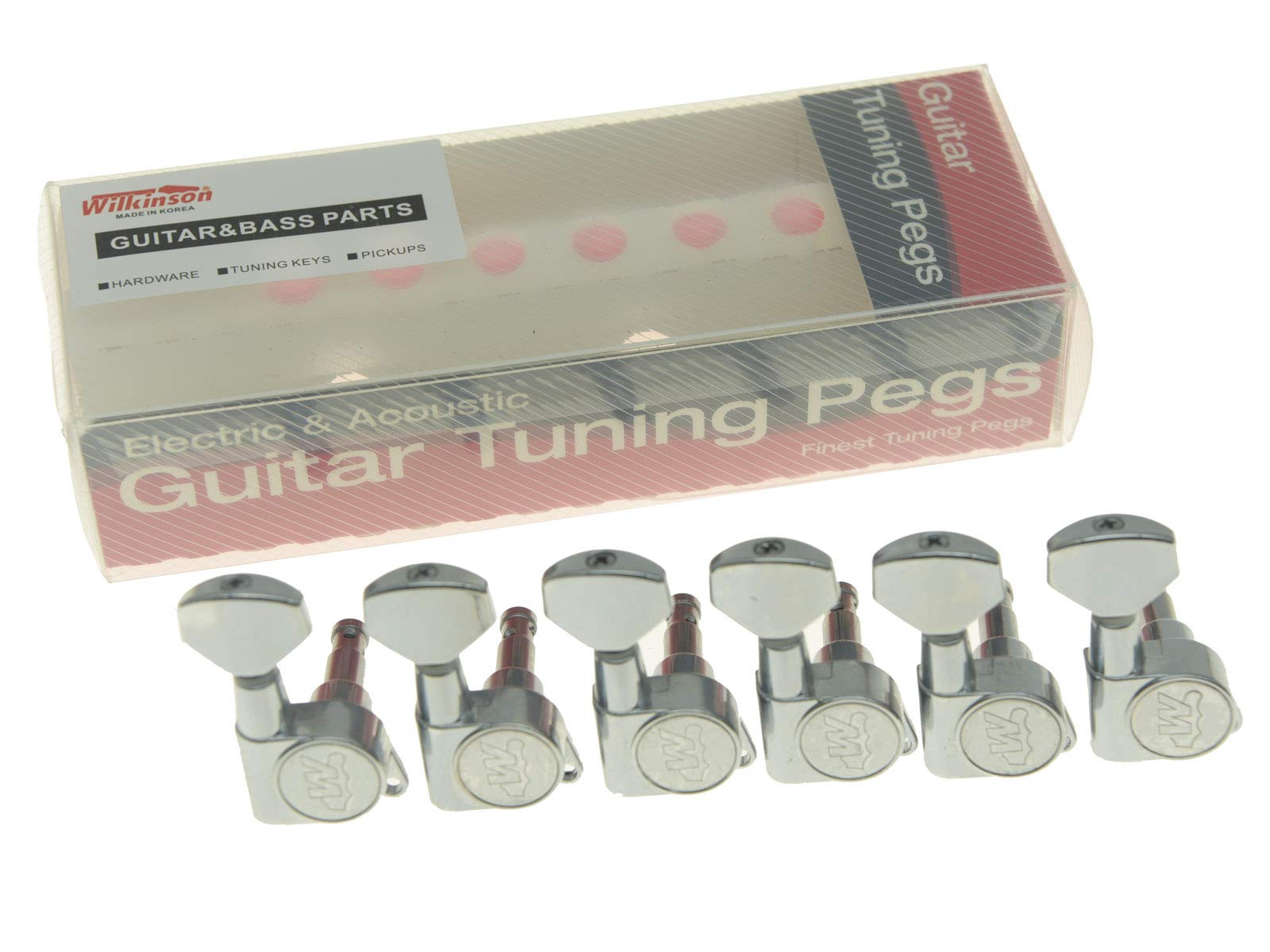 Wilkinson Chrome E-Z Lok Post Guitar Tuners Tuning Keys Pegs Machine Heads For Strat Tele