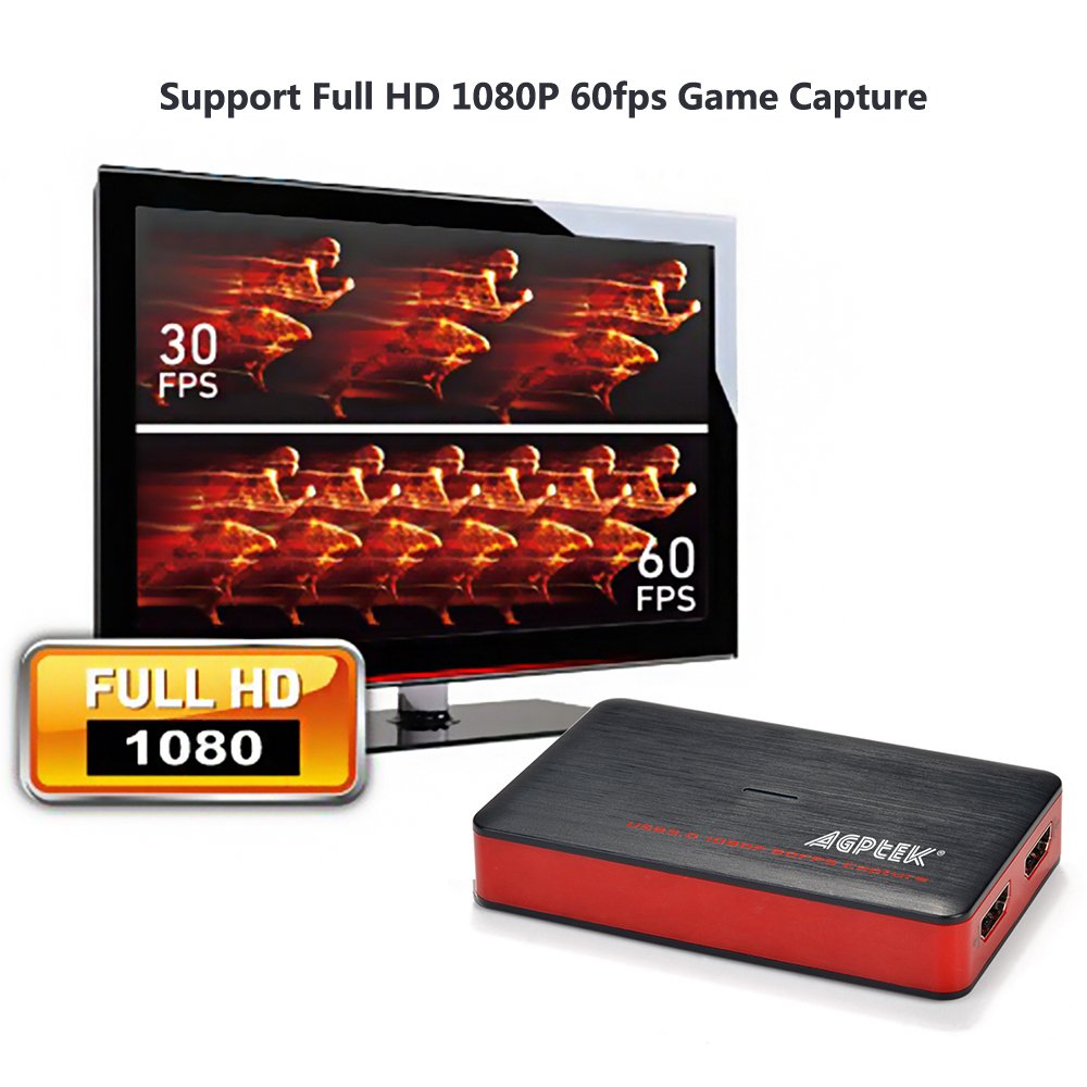 Usb3.0 Game Capture Card 4K@30, 4K Hdmi Video Capture Live Streaming Record 4K 30 Fps Or 1080P120, 1440P60, Hdmi Capture Card Wo