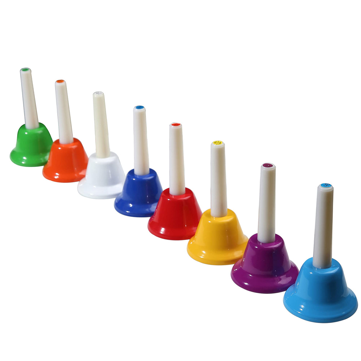 8 Note Hand Bells, Colorful Handbells Musical Instrument For Kids Adul ...