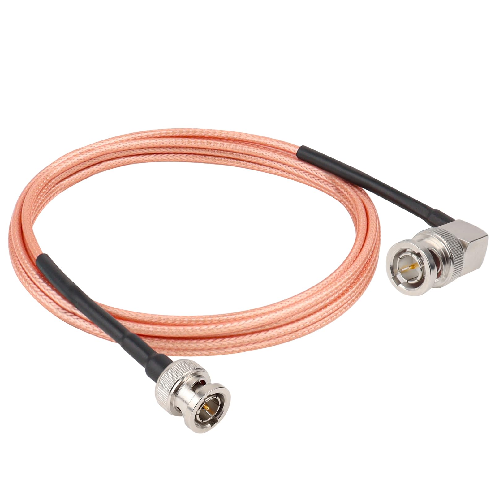 Xrds  Rf Sdi Cable 6Ft, Flexible Bnc To Bnc Right Angle Video Cable 75 Ohm Rg179 Bnc Male Extension Cable For 3G/6G Hd Sdi Camer