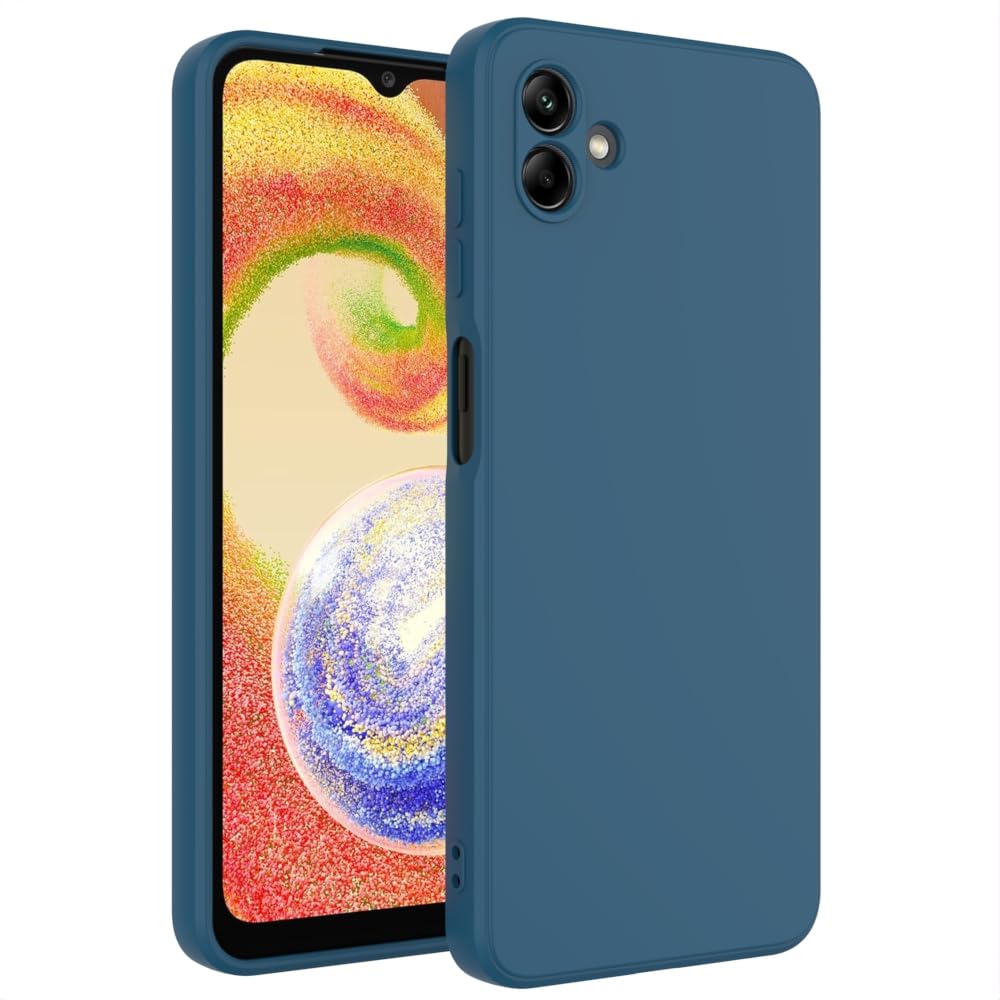 Wogroo For Samsung Galaxy A04E Case Dark Blue, Scratch Resistant With Soft Touch, Slim Thin Phone Cover For Samsung Galaxy A04E