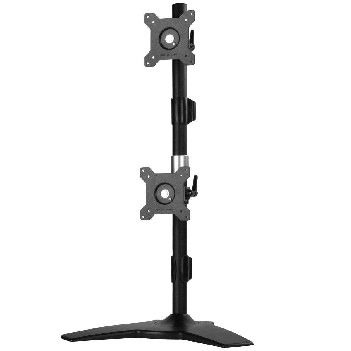 Vertical Dual Lcd Monitor Desk Stand, Support Up To 24'' Lcd Monitor