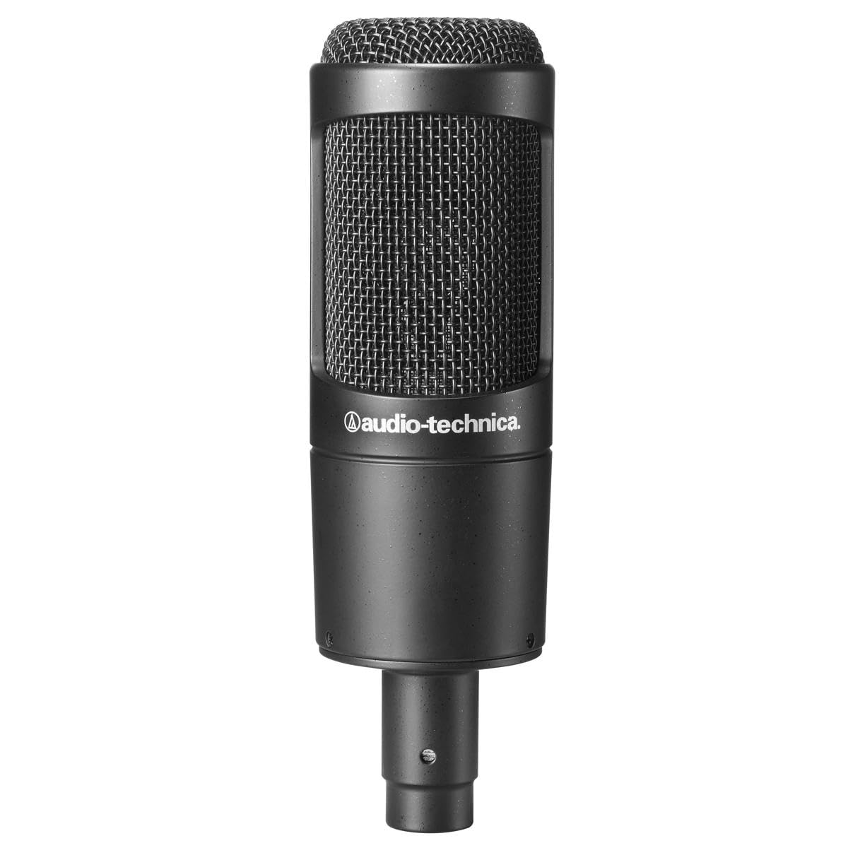 Audio-Technica At2035 Cardioid Condenser Side-Address Microphone, Bundle With Desktop Isolation Filter (Gray), H&A Studio Monito