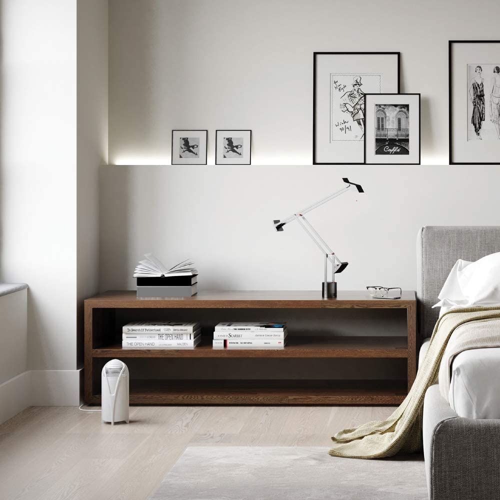 Airfree T800 Filterless Silent Air Purifier For Home Requires No Filter, Fan, Or Humidifier, Covers 180 Sq Ft   White. No Ozone.