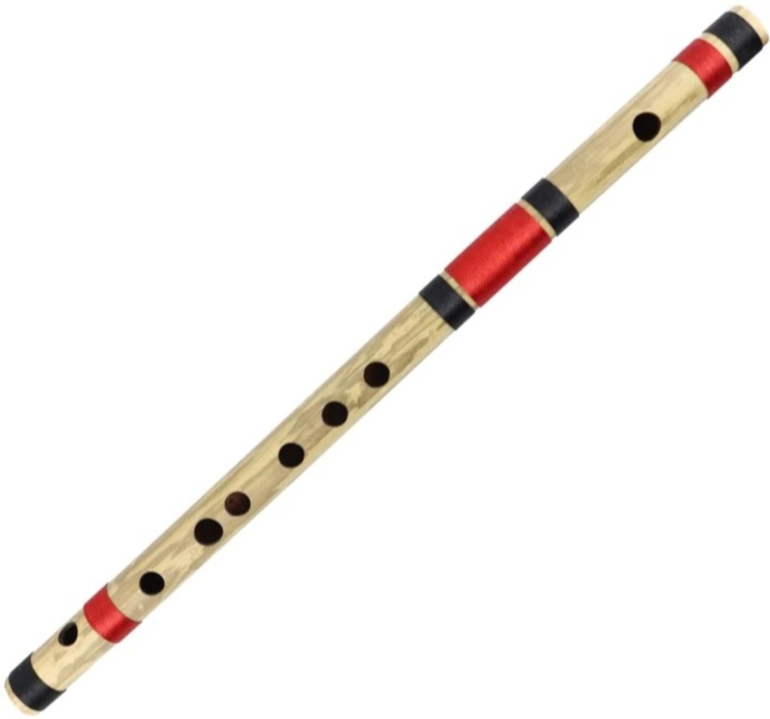 D Natural Medium Professional Right Handed Bamboo Flute 18 Inch Size 46 Cm Length With Carry Bag The Gold Rush Flute Is Winner O