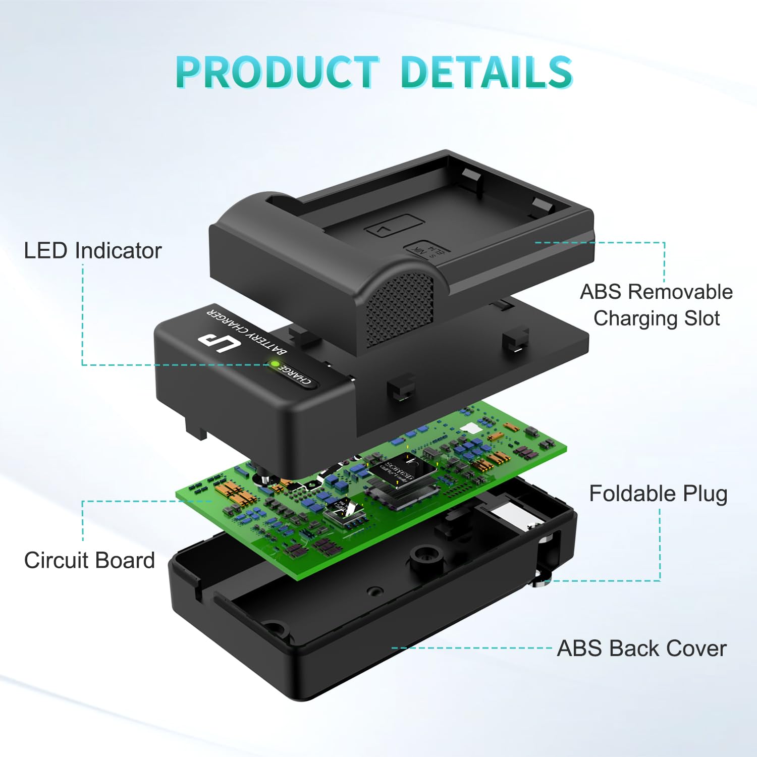 Lp En El14 En El14A Battery Charger, Charger Compatible With Nikon D3500, D5600, D3300, D5100, D5500, D3100, D3200, D5200, D5300