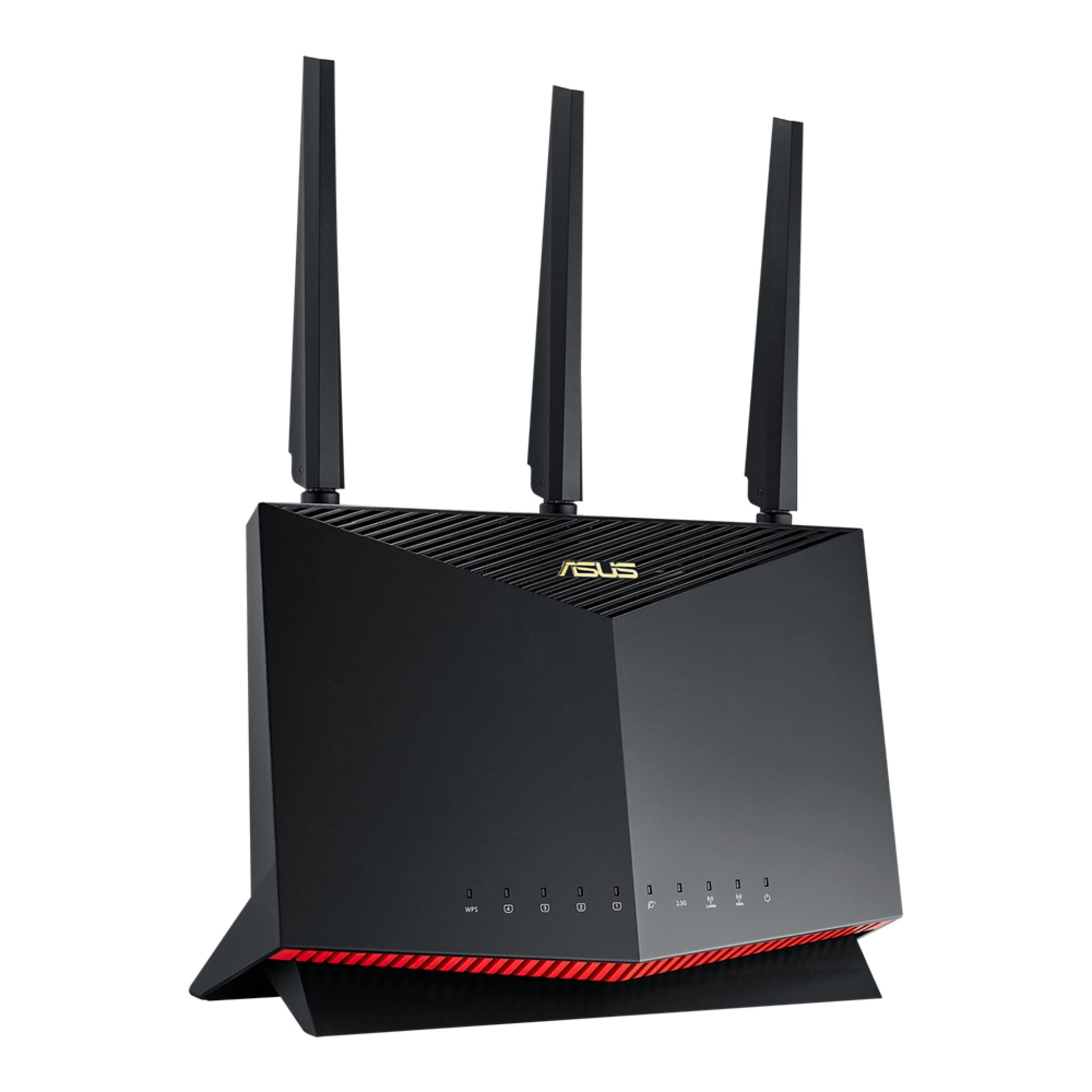 Asus Rt Ax86U (Ax5700) Dual Band Wifi 6 Extendable Gaming Router, 2.5G Port, Mobile Game Mode, Port Forwarding, Subscription Fre