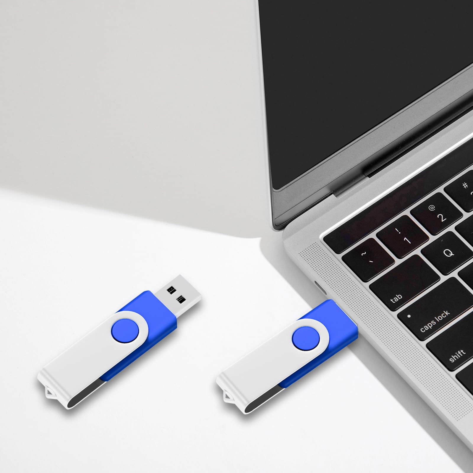 Eastbull 50 Pack 4Gb Bulk Flash Drives Pack Usb 2.0 Thumb Drives Pack 4Gb Bulk Usb Drives Blue