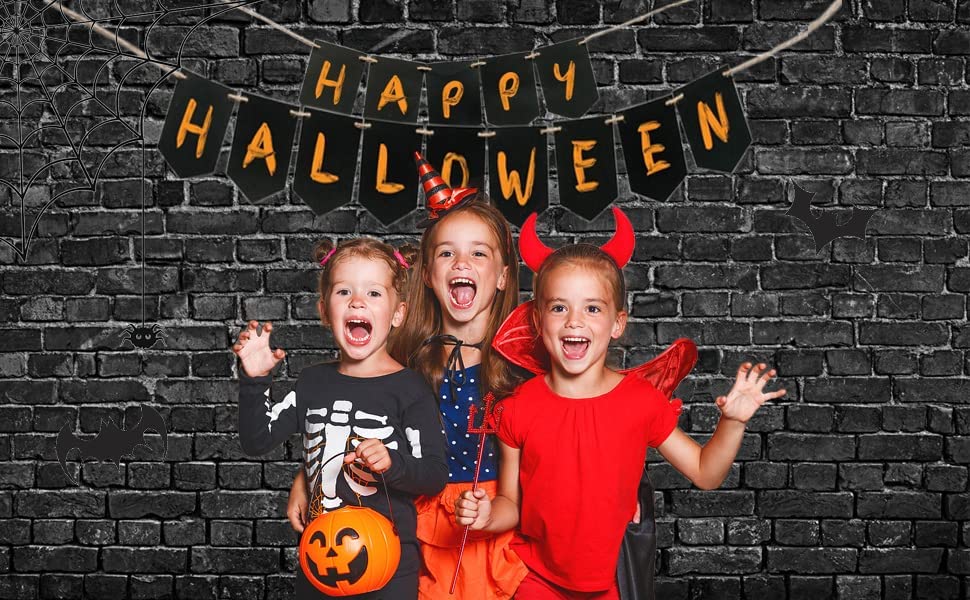 Aiikes 10X8Ft Brick Backdrop Black Brick Wall Photography Backdrop Vintage Theme Stone Brick Design Photography Backdrop Baby Bi