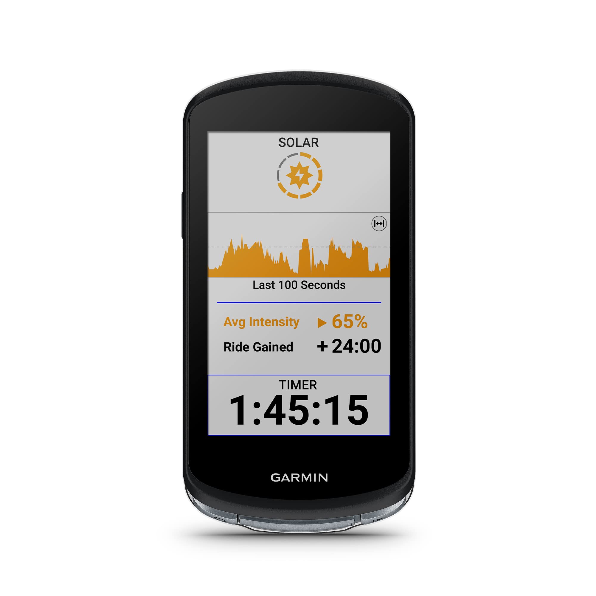 Garmin Edge 1040 Solar, Gps Bike Computer With Solar Charging Capabilities, On And Off-Road, Spot-On Accuracy, Long-Lasting Batt