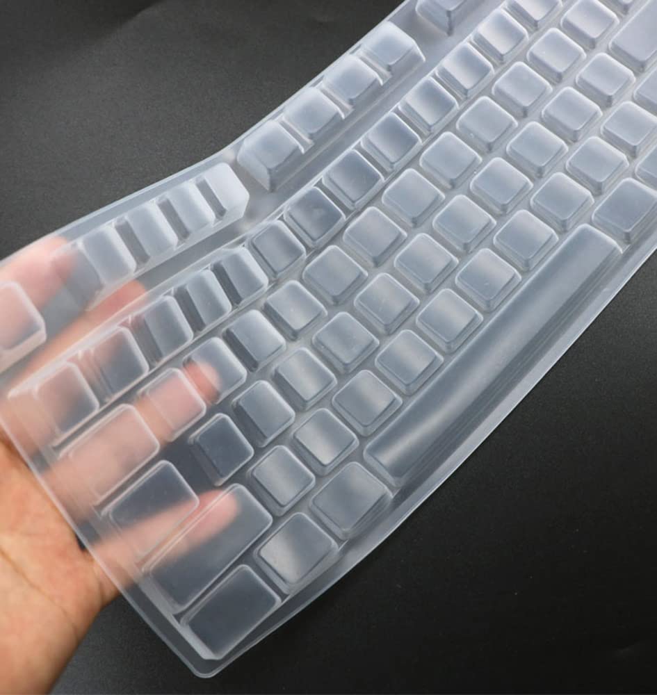 Silicone Keyboard Skin Cover Compatible For Logitech G213 Prodigy Gaming Keyboard, Logitech G810 G610 Orion Mechanical Gaming Ke