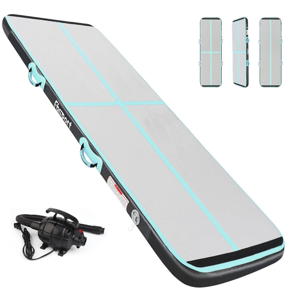 Fbsport 1312Ft Inflatable Air Gymnastics Mat Training Mats 8 Inches Thickness Gymnastics Tracks For Home Usetrainingcheerleading