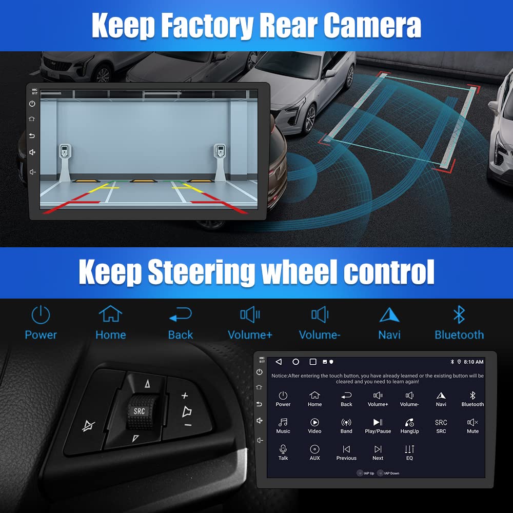 Android 13 Car Radio Stereo For Dodge Ram 2013 2019 1500 2500 3500 Built In Carplay/Android Auto 9 Inch Head Unit 2G Ram 32G Rom