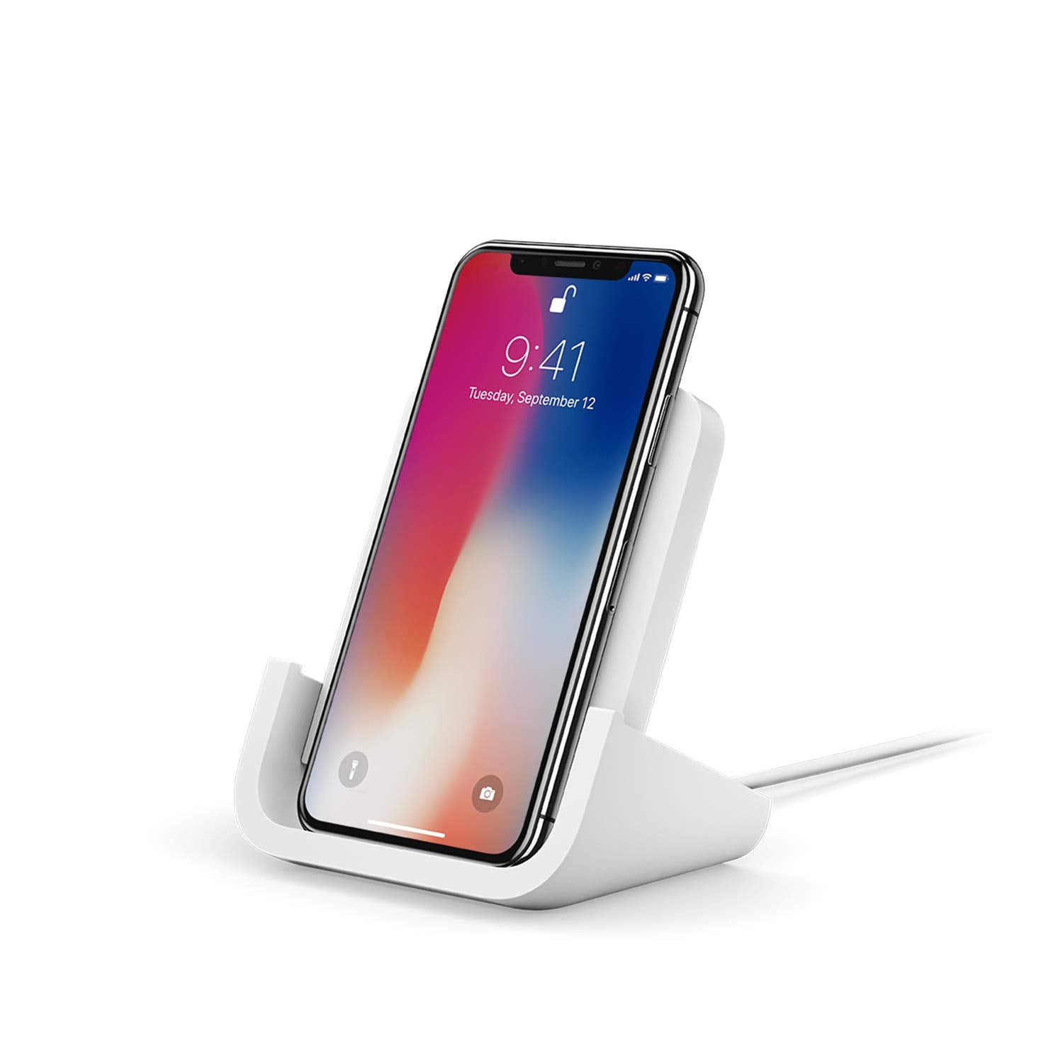Logitech Powered Wireless Charging Stand For Iphone 8, 8 Plus, X, Xs, Xs Max And Xr