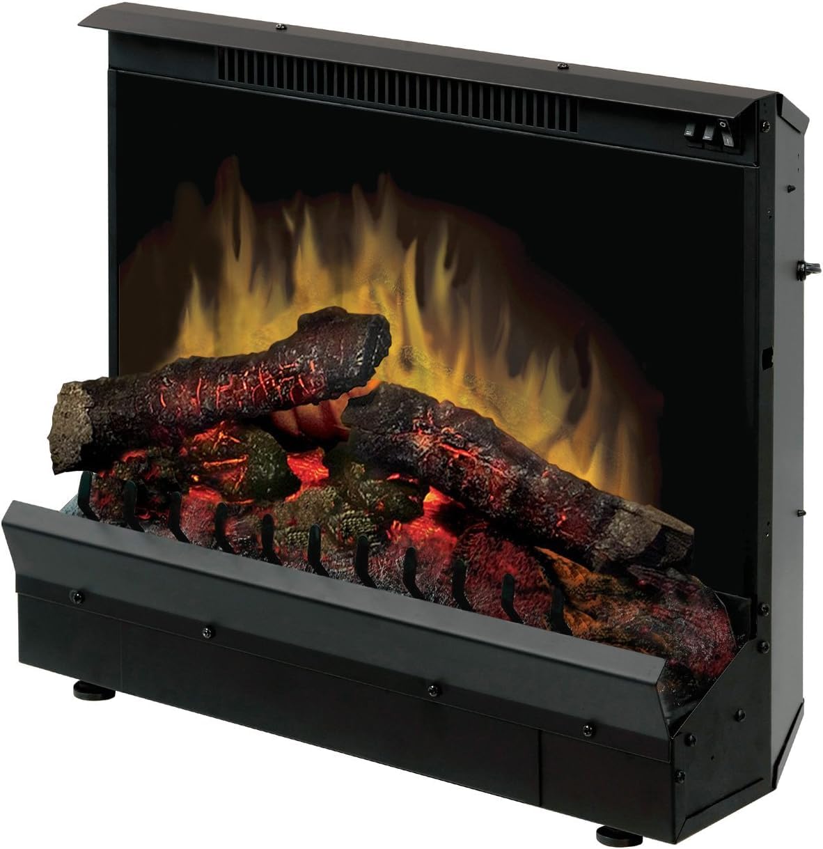 Dimplex Dfi Series 23' Log Set Electric Fireplace Insert With Remote (Model: Dfi2310), 4695 Btu, 120 Volt, 1375 Watt, Black