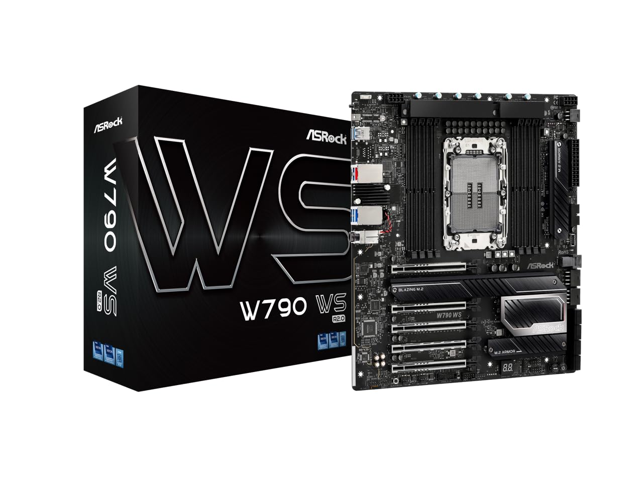 ASRock MB W790 W790 WS R2.0 LGA4677 Max2TB DDR5 PCIe EATX Retail