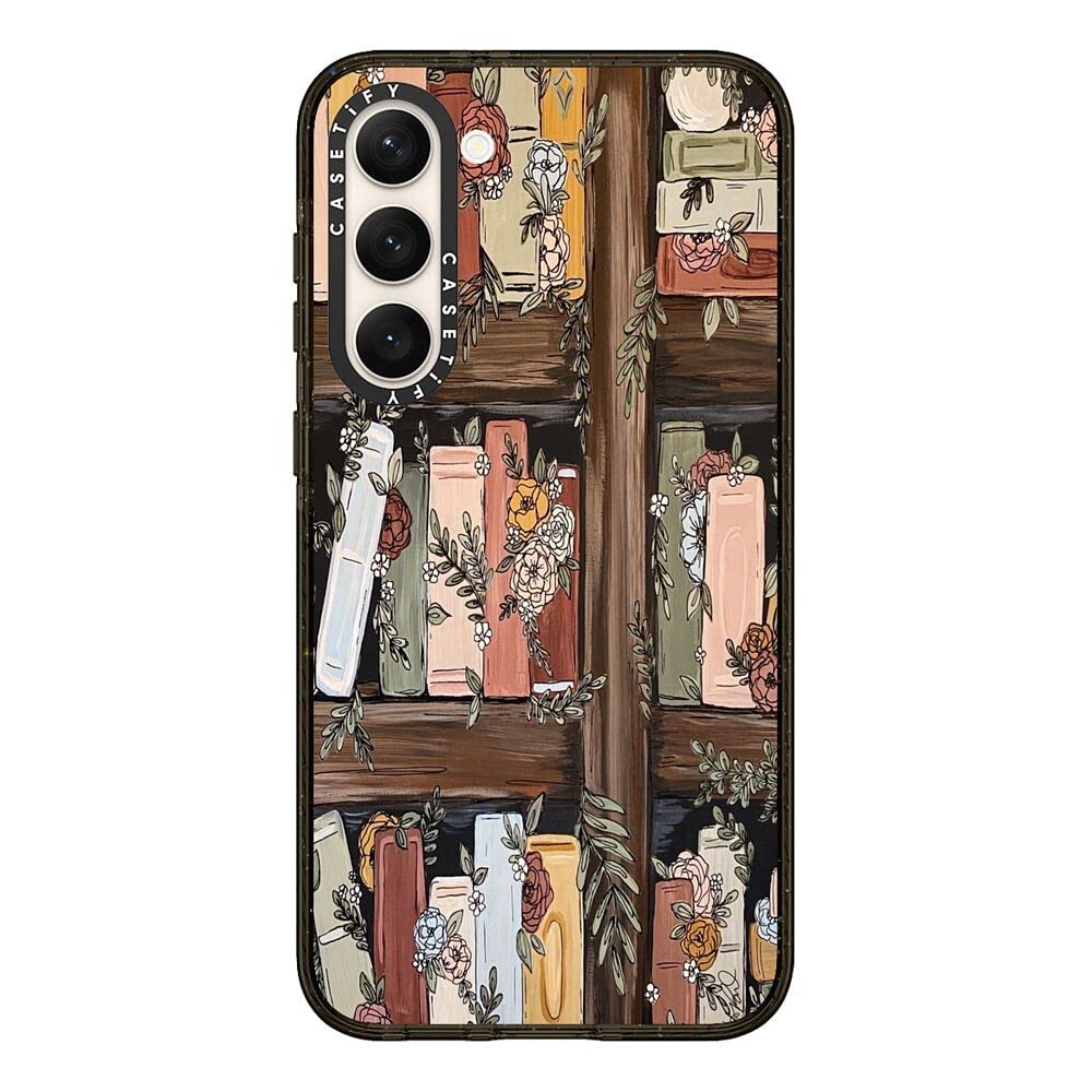 Casetify Impact Samsung Galaxy S23+ Case [4X Military Grade Drop Tested / 8.2Ft Drop Protection]   Bookshelf Garden By Kt'S Canv