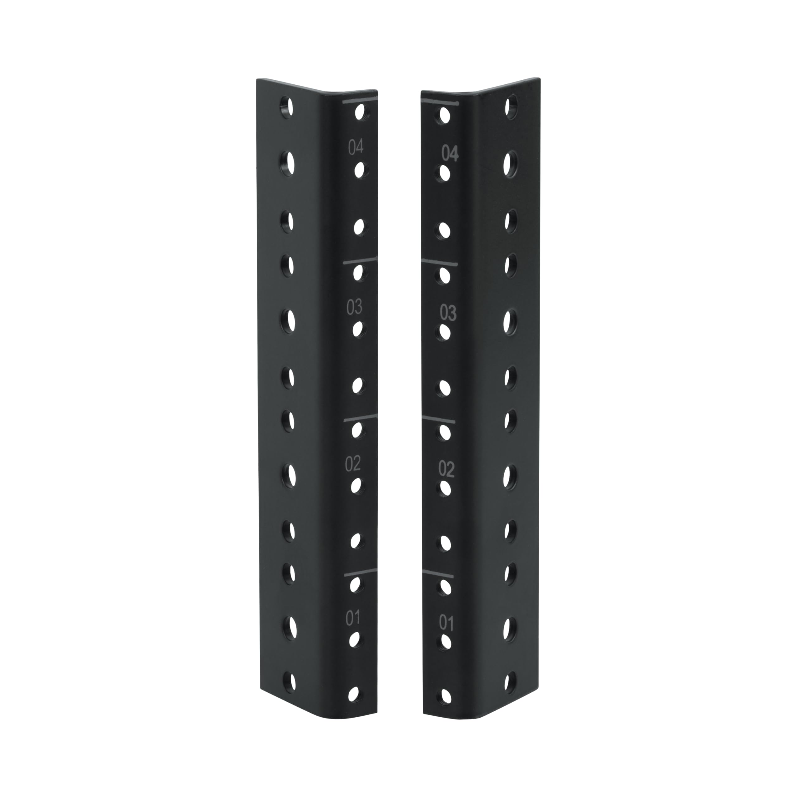 Gator Rackworks Heavy Duty Steel Rack Rail Set, 4U Rack Size (GRW-RACKRAIL-04U)