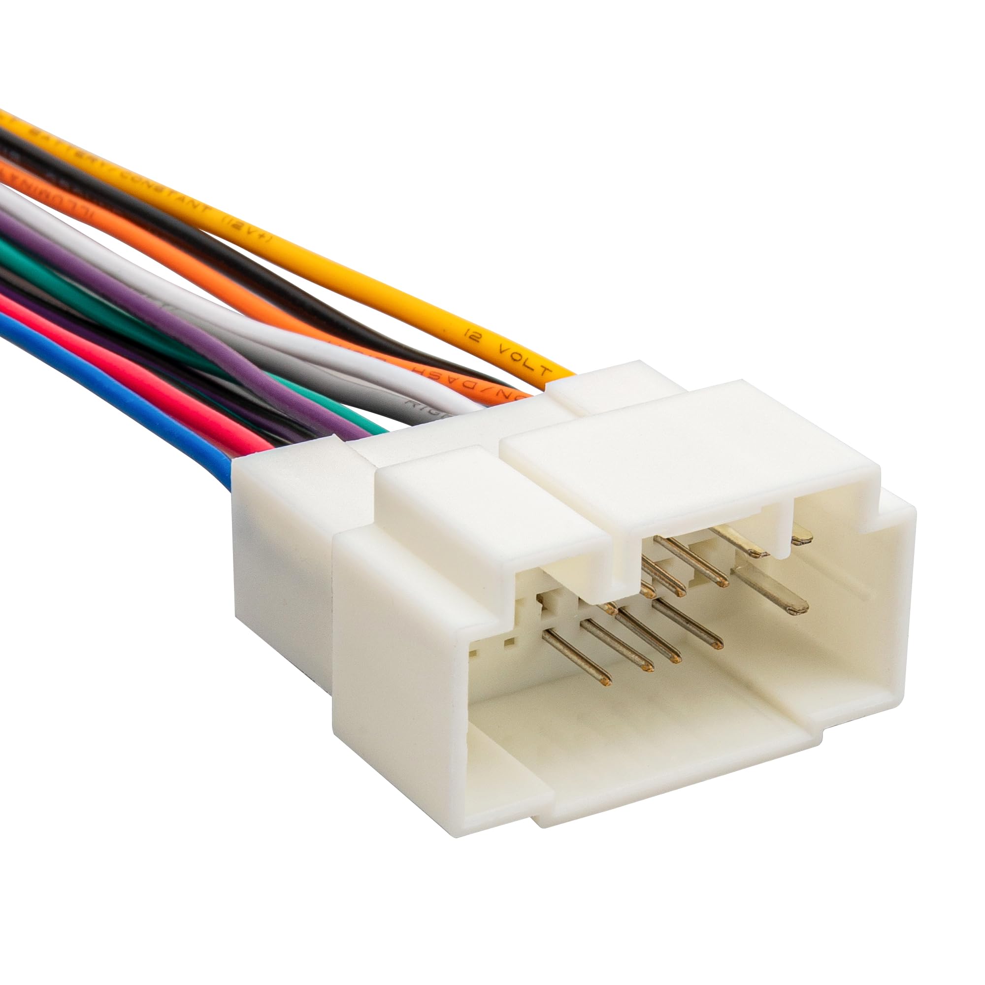 Red Wolf Radio Wiring Harness Fit For 1998 2009 Honda Civic Accord Odyssey Crv, For Select 1999 2013 Acura Rsx Rl Mdx 2001 2008 Suzuki Aftermarket Stereo Installation Pre Stripped Copper Wires