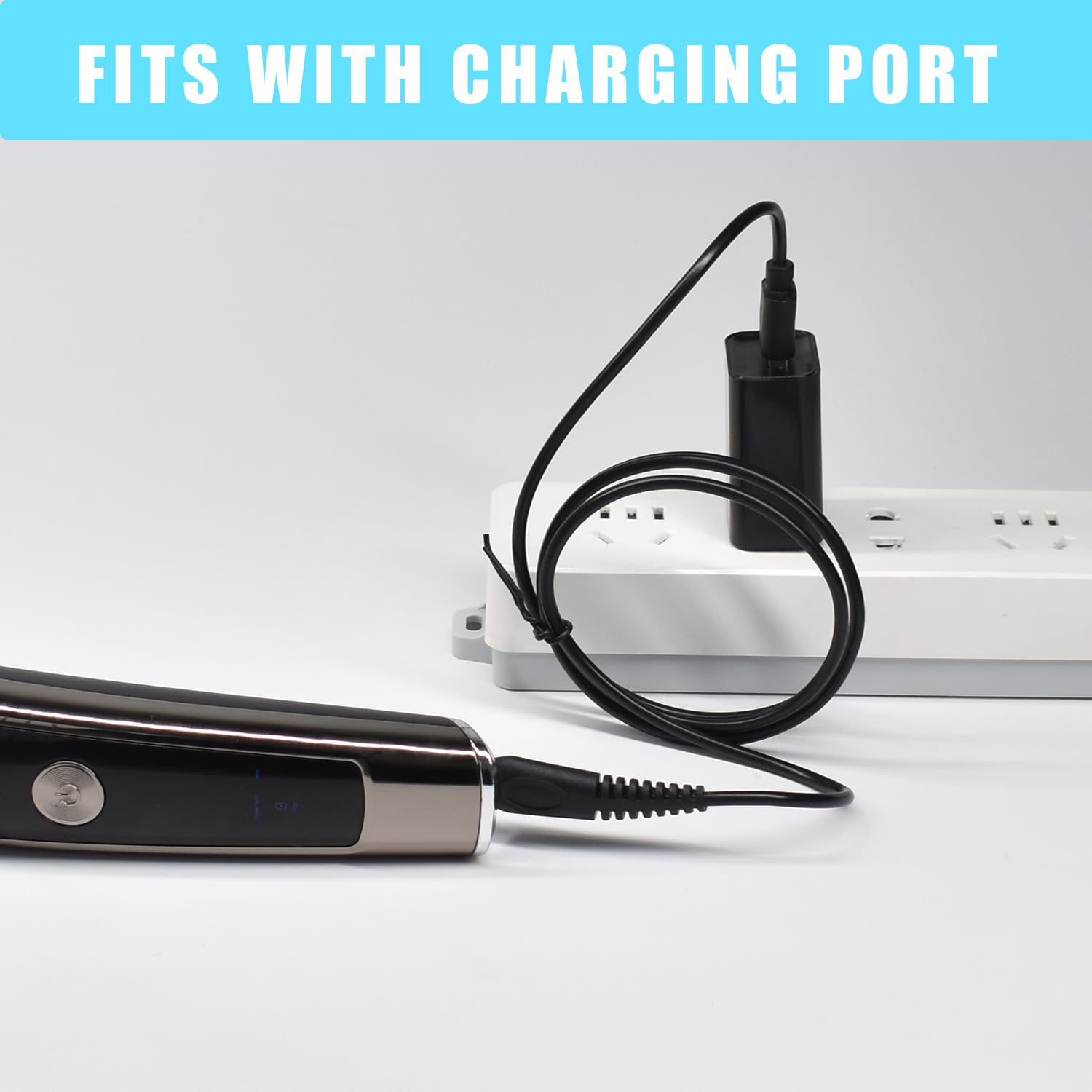 Pinkind Charger Cord Compatible With Brightup/Ufree/Vikicon Beard Trimmer All In One Multifunctional Grooming Kit Hair Clippers