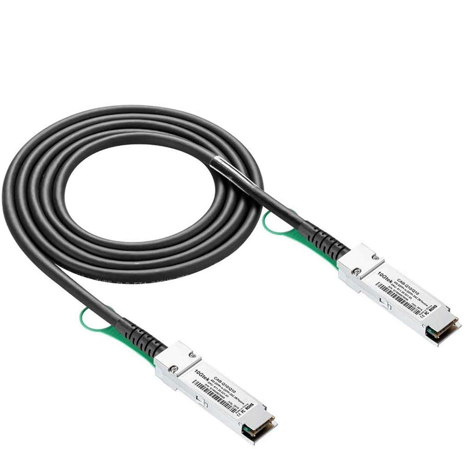 40G Qsfp+ Dac Cable   40Gbase Cr4 Passive Direct Attach Copper Twinax Qsfp Cable For Arista Cab Q Q 5M Devices, 5 Meter(16.5Ft)