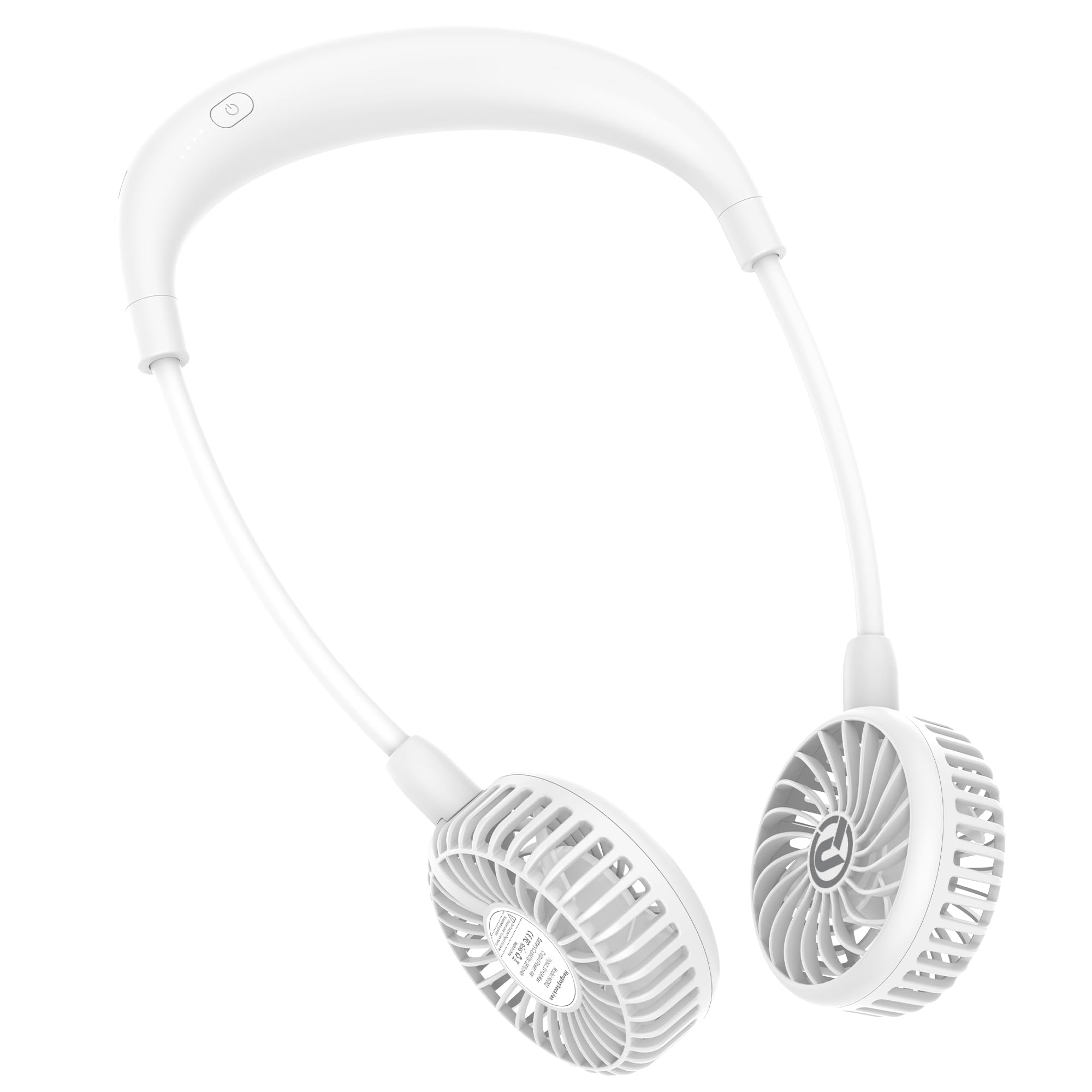 Panergy Portable Neck Fan Rechargeable Hand Free Personal Fan Mini Wearable Fan Battery Operated Usb Fan For Women Kids Sport Wo