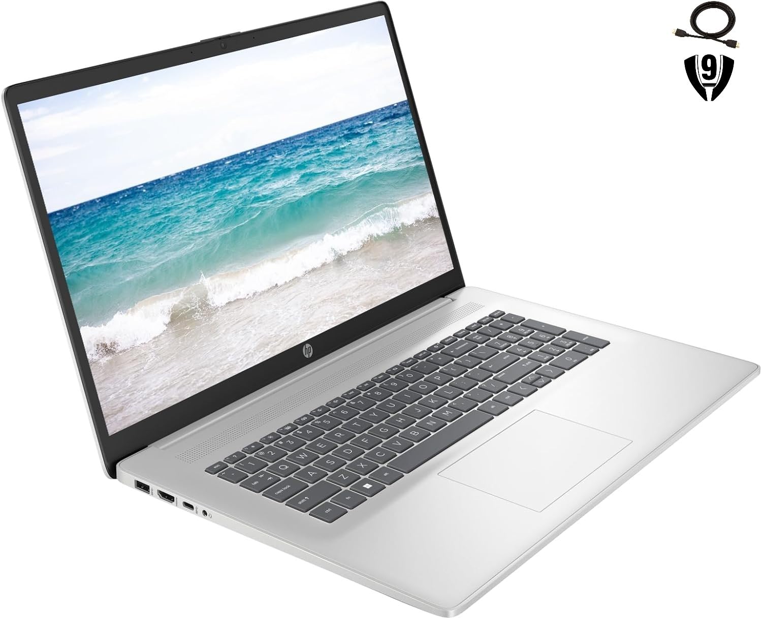 Hp 17.3'' Fhd Laptop, Intel 8-Cores I3-N305 Processor, 16Gb Ram 1Tb Pcie Ssd, Fingerprint Reader, Bluetooth 5.3, Wi-Fi 6, Hdmi,