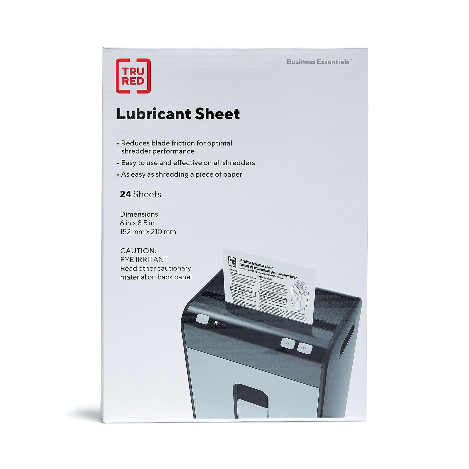 Staples Shredder Lubricant Lubricating Sheets 24/Pk