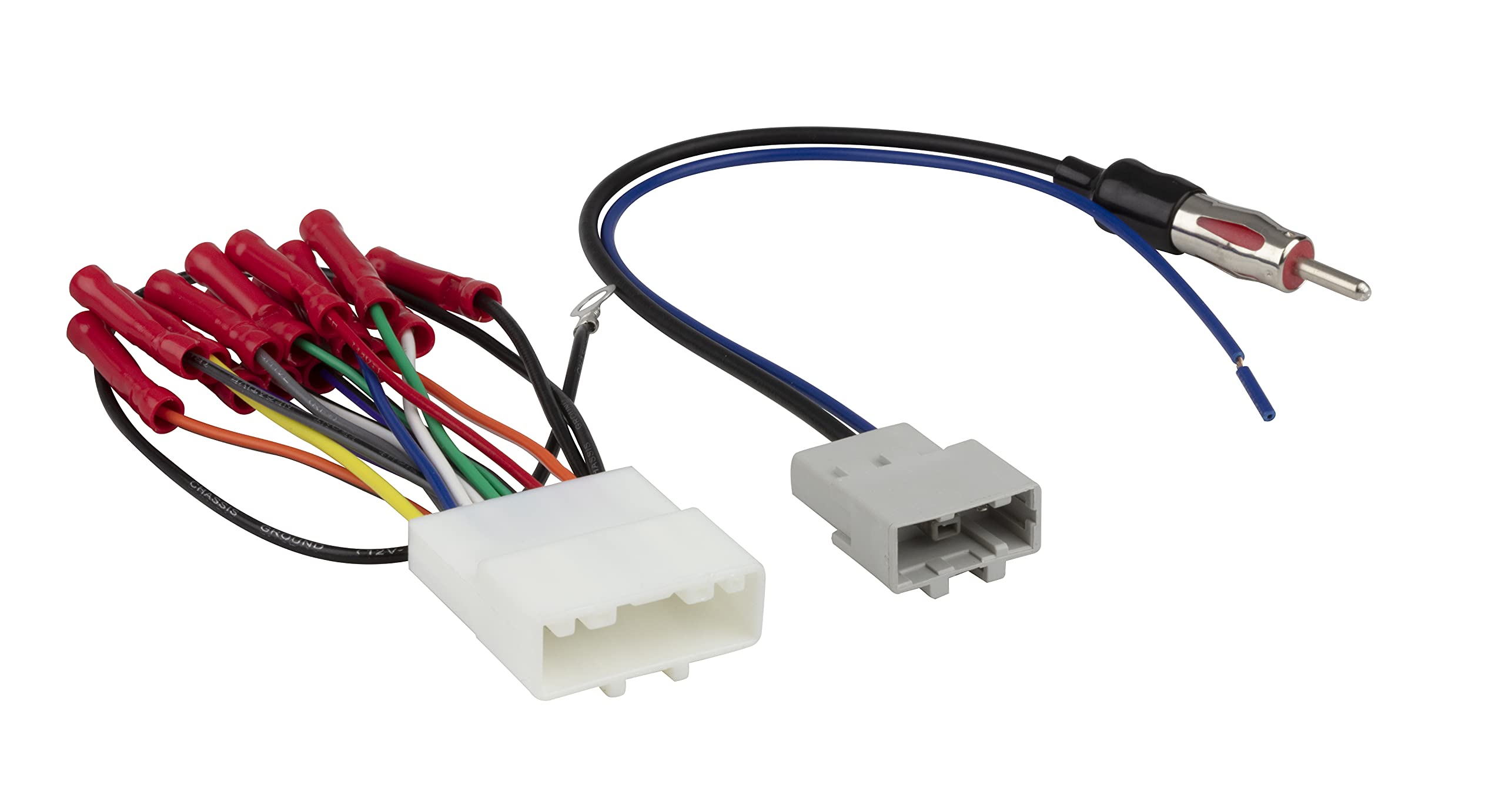 Scosche NN4A2B Aftermarket Car Radio Wiring Harness and Antenna Adapter Compatible with Select 2007 19 Nissan and Subaru Vehicles   Aftermarket Stereo Receiver Wire Kit   See Guide Image for Vehicles