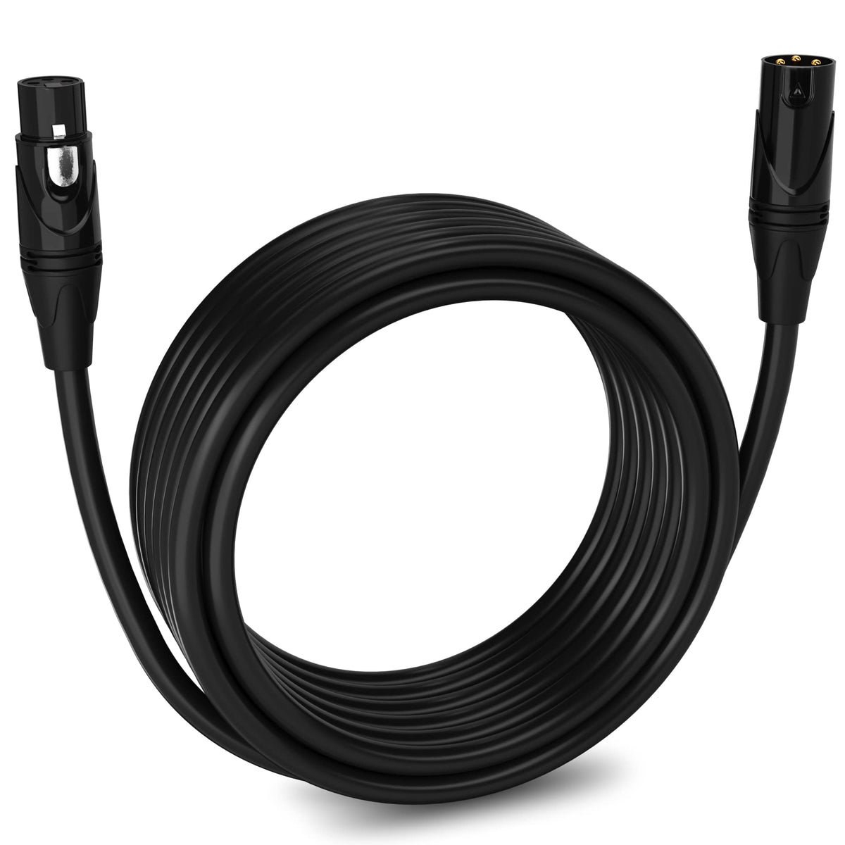 Lyxpro 25 Feet Xlr Microphone Cable Balanced Male To Female 3 Pin Mic Cord For Powered Speakers Audio Interface Professional Pro