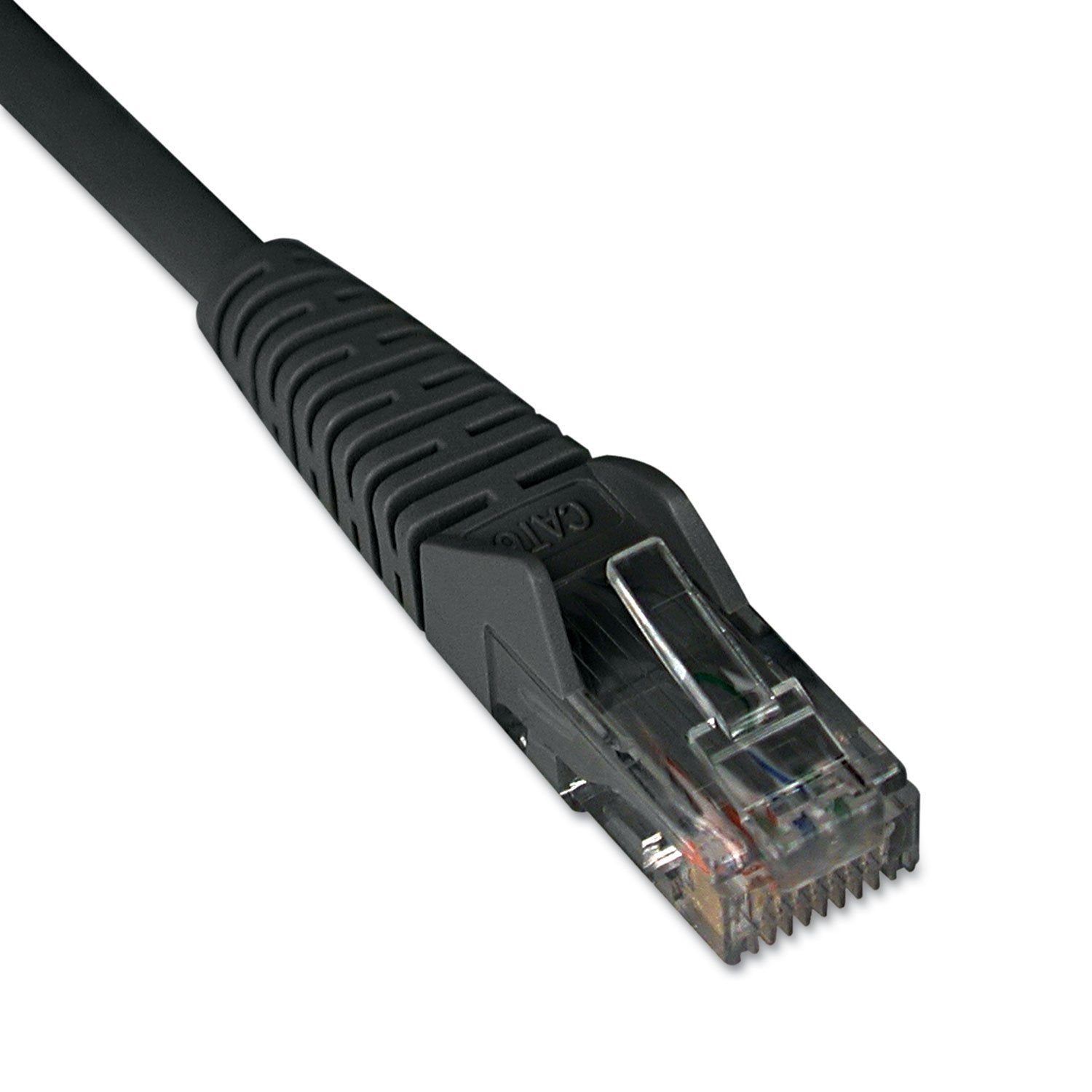 Tripp Lite Cat6 Gigabit Snagless Molded Patch Cable (Rj45 M/M)   Black, 1 Ft.(N201 001 Bk)