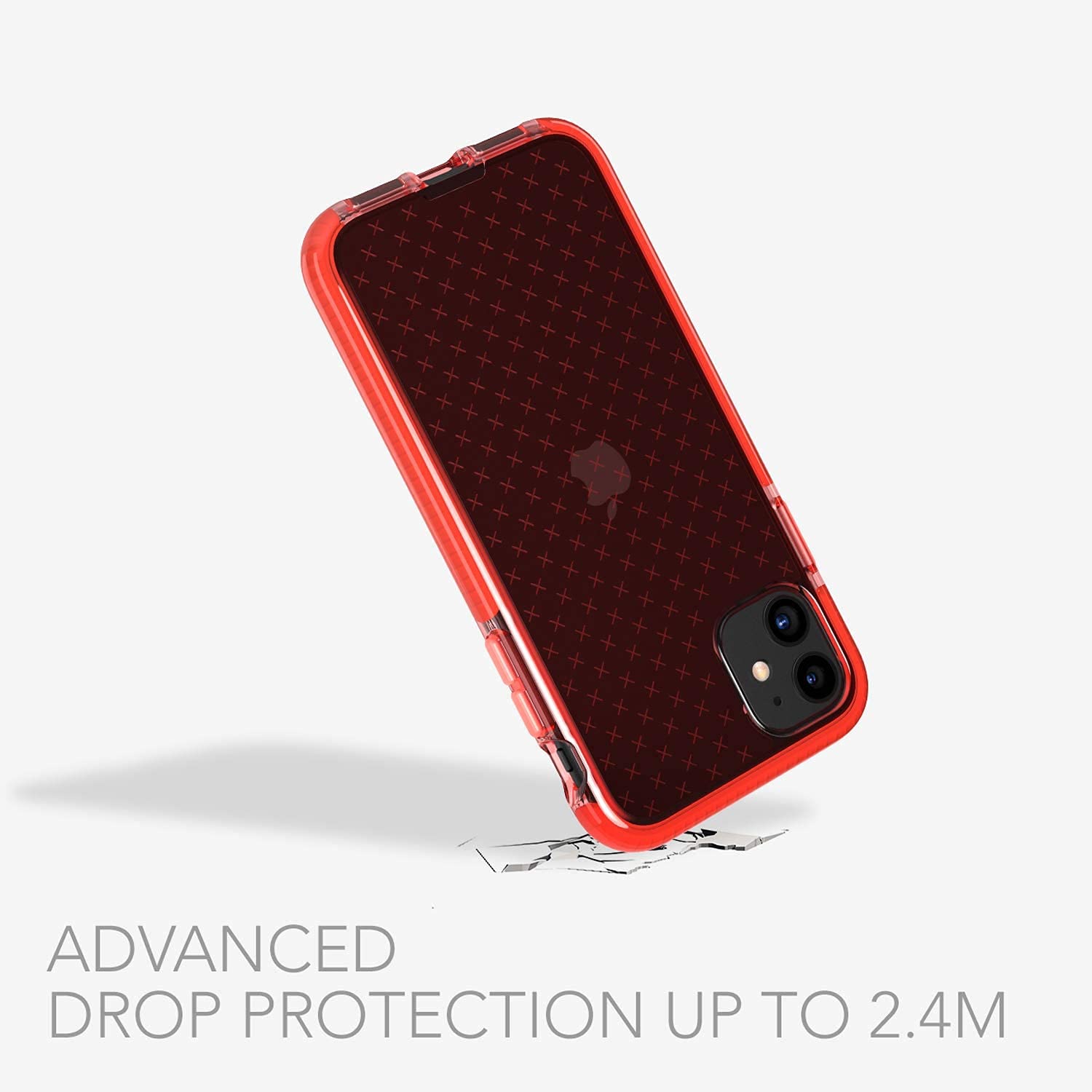 Tech21 Evo Check Phone Case For Apple Iphone 11 With 12 Ft. Drop Protection Coral