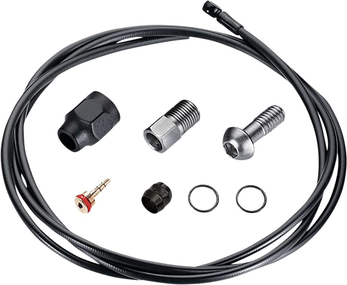 Trp 2000Mm Black Hose Kit With Banjo, 5.0 Mm For: Dh R Evo, Trail Evo, Slate Evo, Quadiem, Slate T4, Hd T910