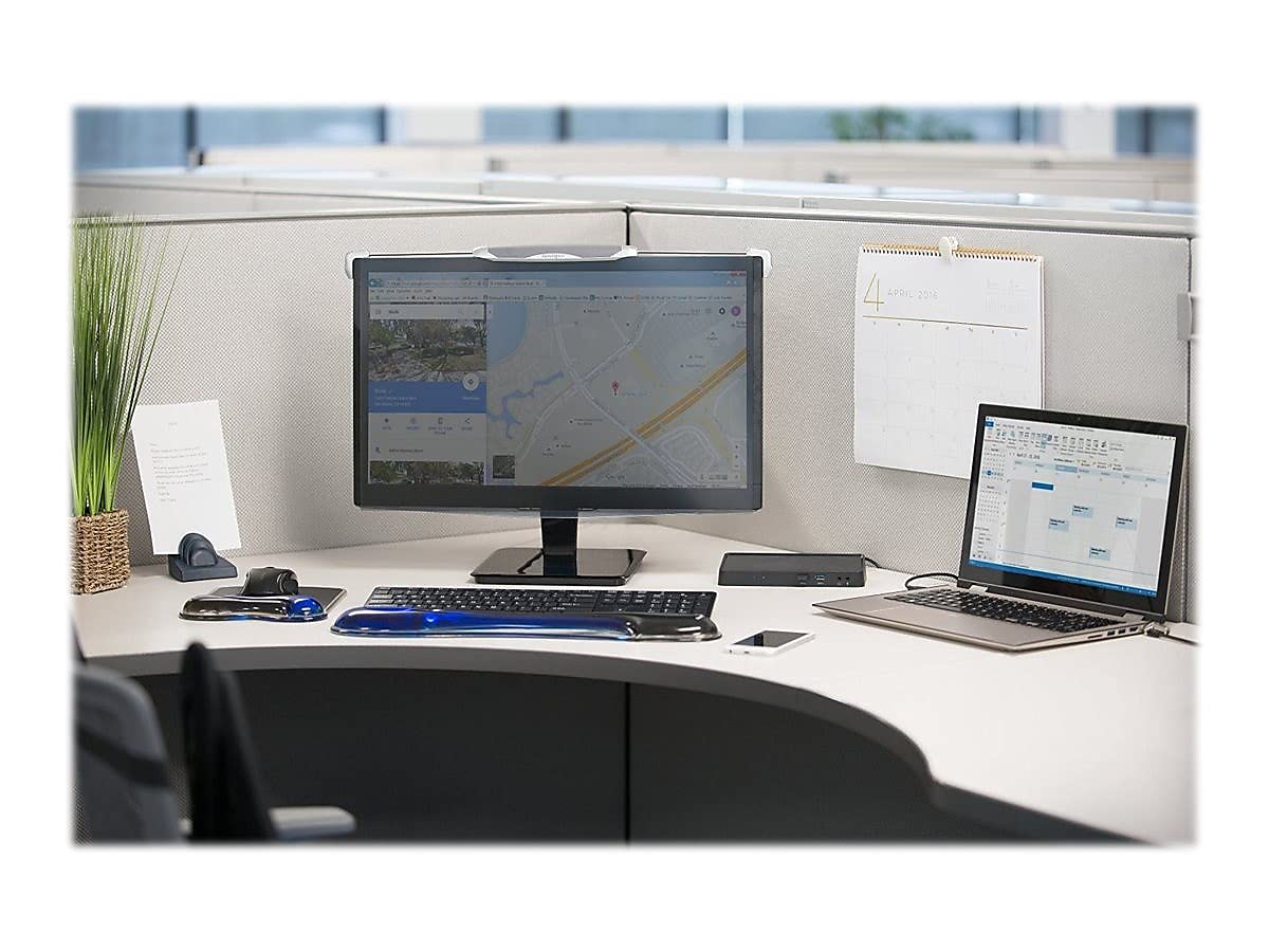 Kensington Fs240 Snap2 Privacy Screen For 22 Inch To 24 Inch Widescreen 16:10 And 16:9 Monitors (K55315Ww),Black