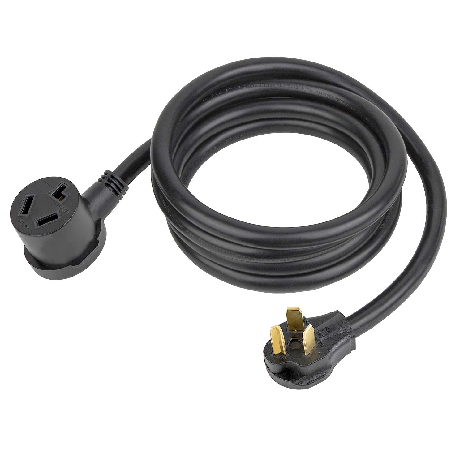 10Ft/3Meter 30Amp 3 Prong 30Amp Dryer Extension Cord, Nema 1030 Extension Cord, Heavy Duty 1030P To 1030R Extension Cord 30A 