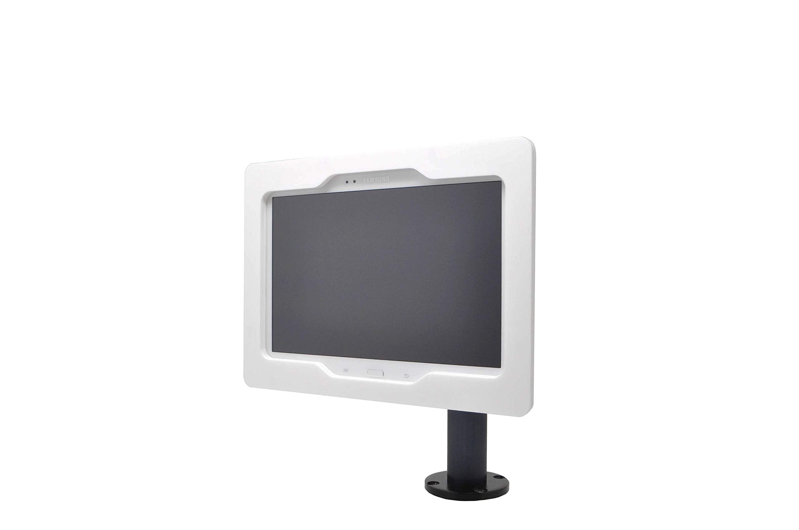 Tabcare Security Anti Theft Acrylic Vesa Enclosure For Samsung 9.7' Tablet With Wall Mount Kit (White, Tab S2 9.7)