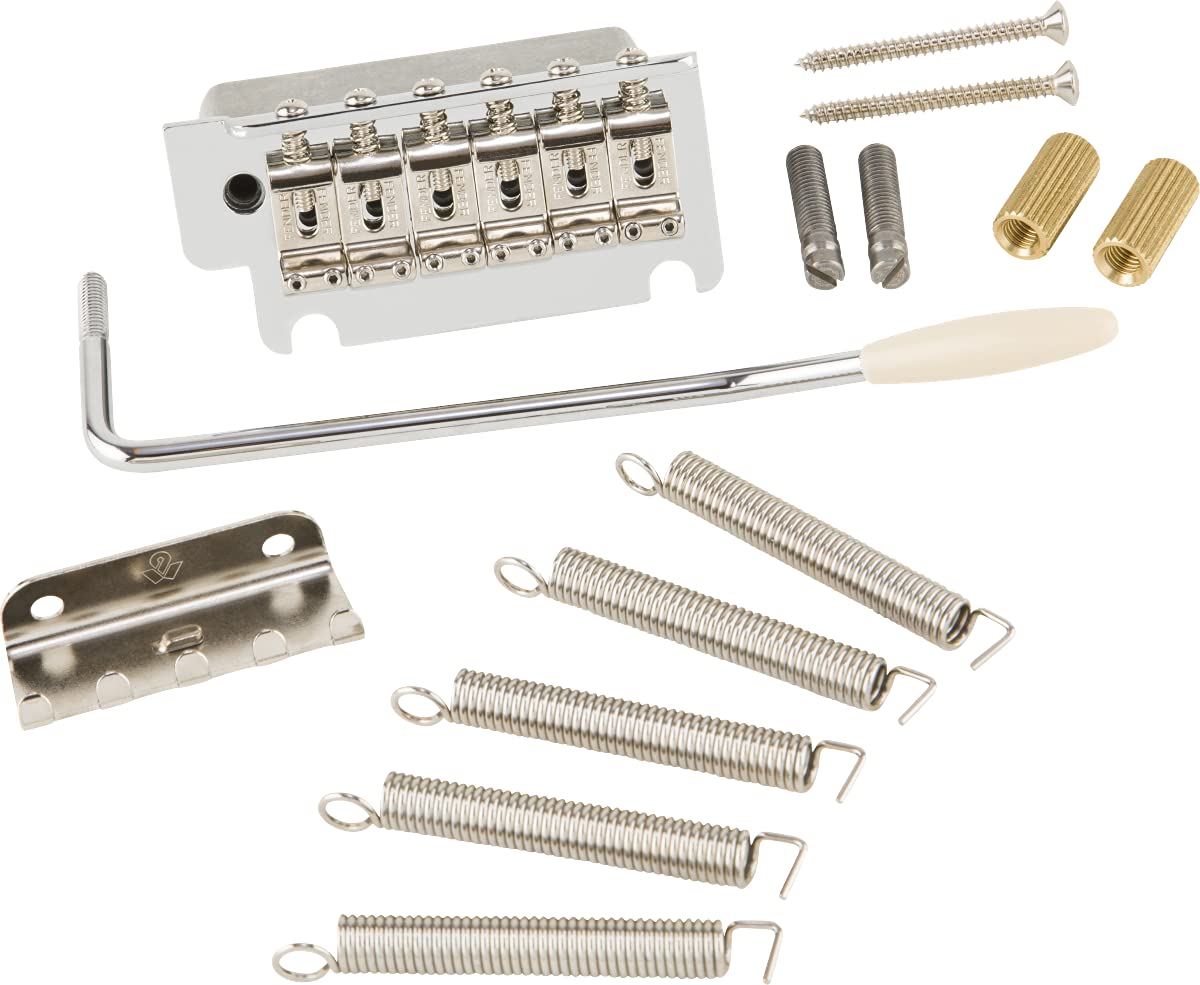 Fender Deluxe Series 2 Point Tremolo Assembly, Chrome