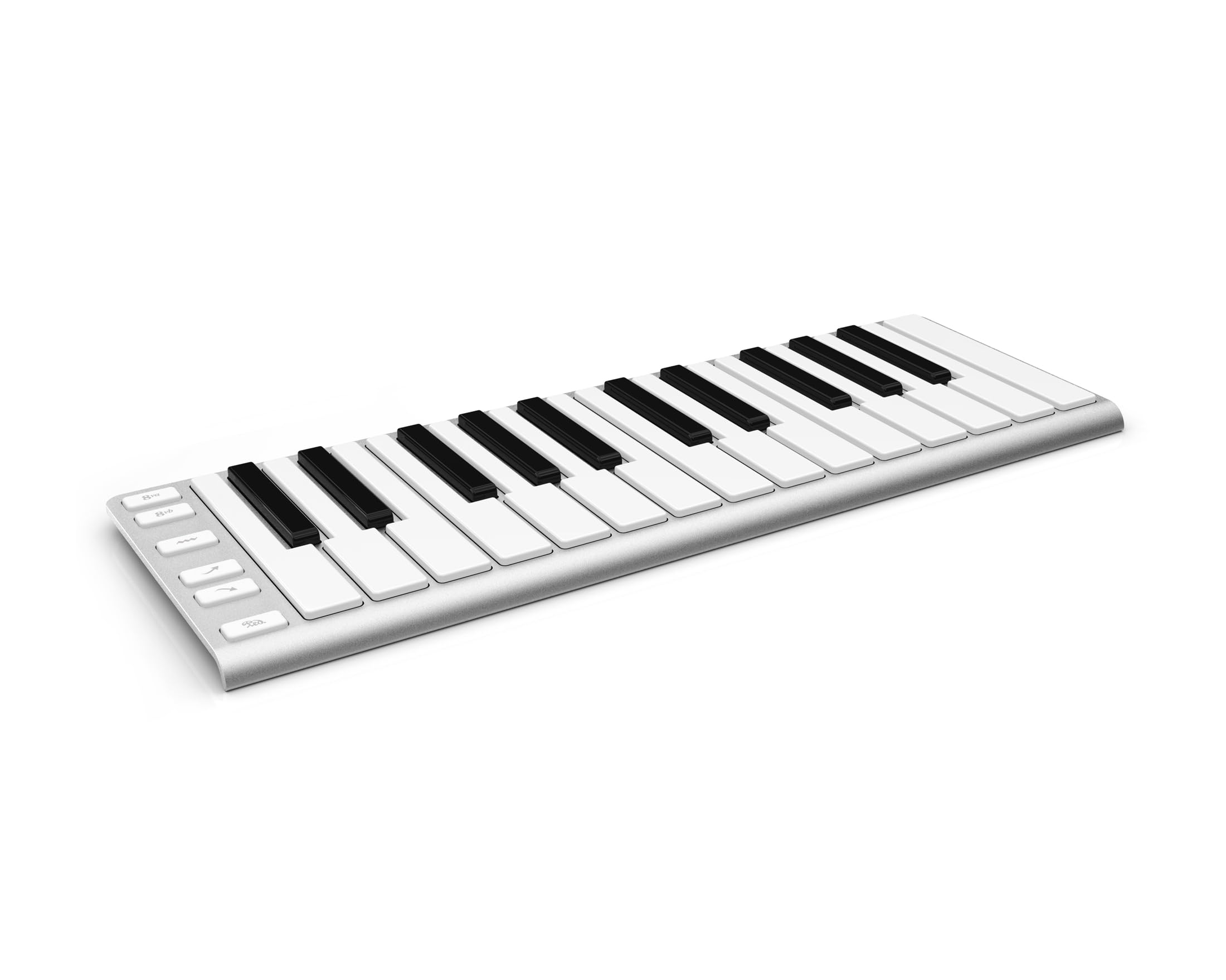 Xkey 25 Usb Midi Keyboard - Apple-Style Ultra-Thin Aluminum Frame, 25 Full-Size Velocity-Sensitive Keys, Polyphonic Aftertouch,