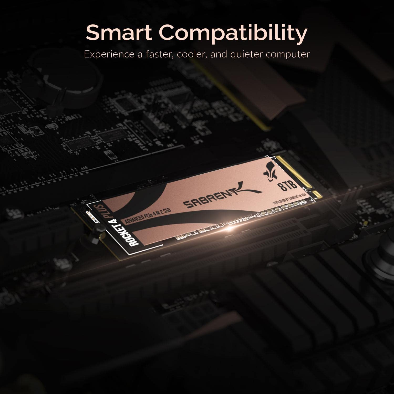 Sabrent 8Tb Rocket 4 Plus Nvme 40 Gen4 Pcie M2 Internal Ssd Extreme Performance Solid State Drive Rw 71006600Mbs (Sb Rkt4P 8Tb)