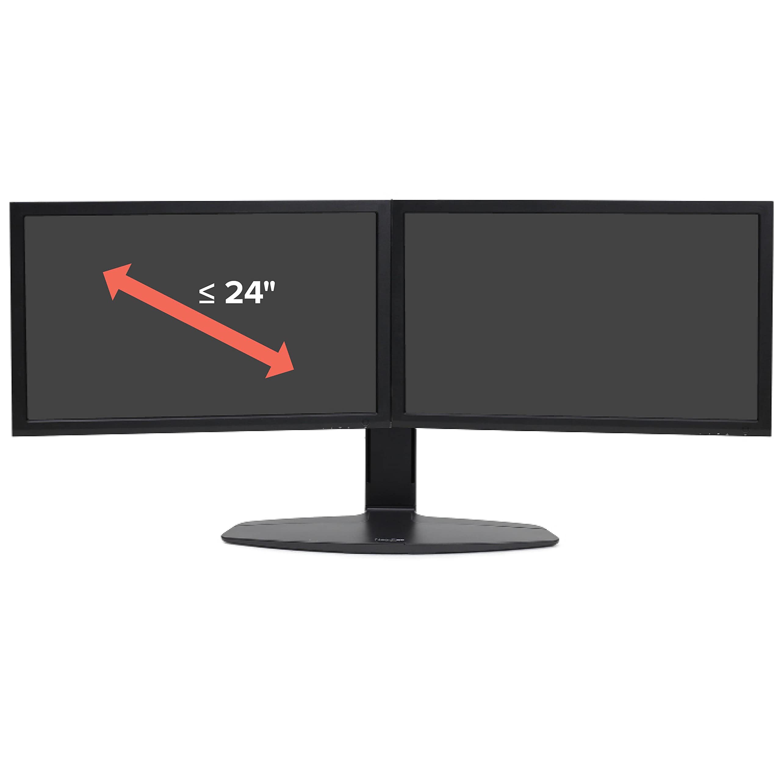 Ergotron � Neo Flex Dual Monitor Stand for Desk, Double VESA Mount � for 2 Monitors Up to 24 Inches � Black