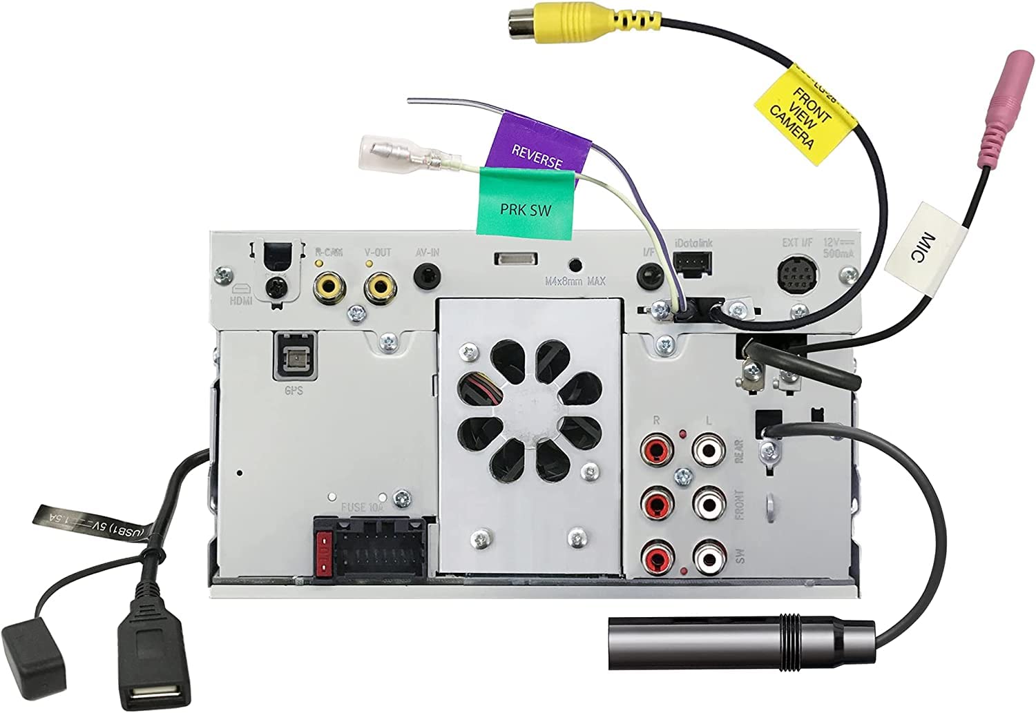 Kenwood Dmx7709S 6.8 Inch Capacitive Touch Screen, Car Stereo, Carplay And Android Auto, Bluetooth, Am/Fm Radio, Mp3 Player, Usb