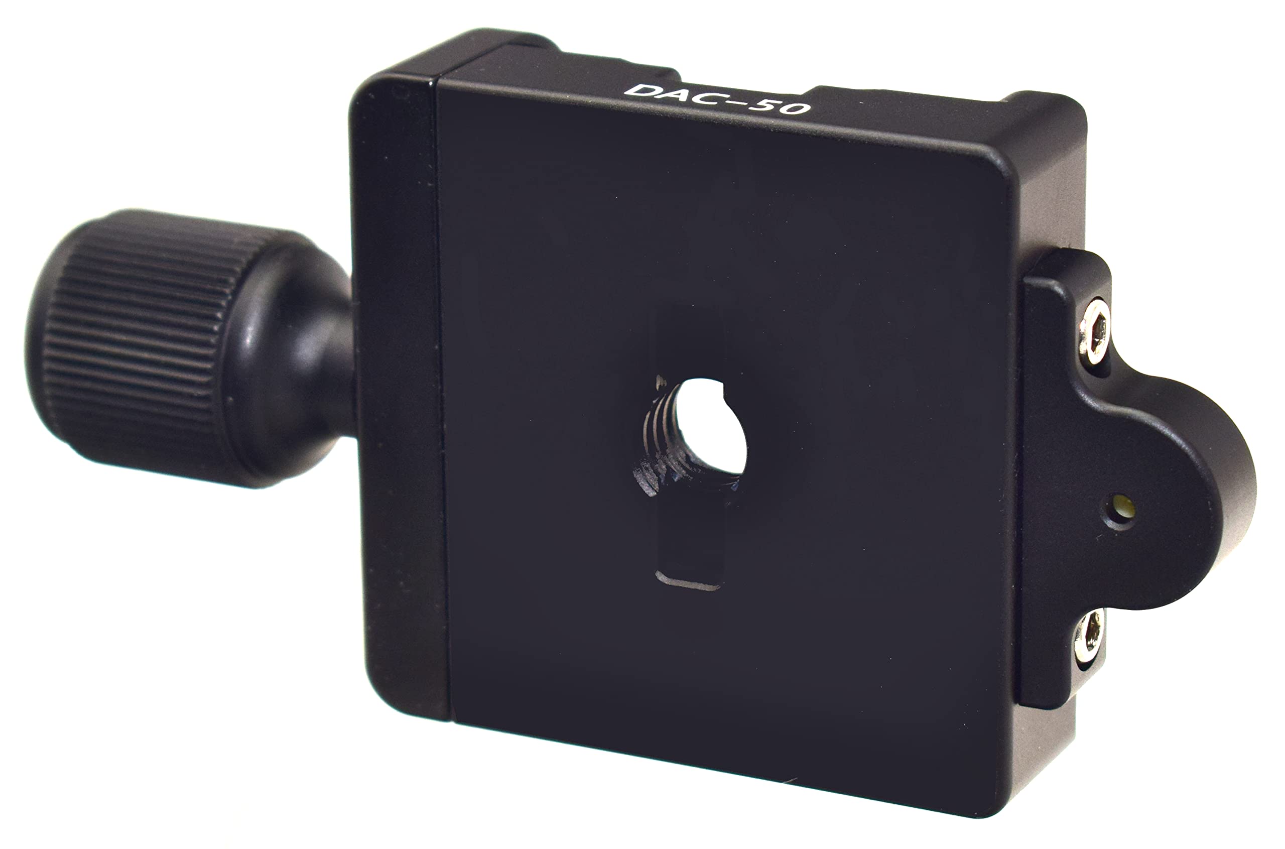 Desmond Dac 50 50Mm Qr Clamp 3/8'' W 1/4'' Adapter & Level Arca Swiss Compatible For Tripod Head Quick Release