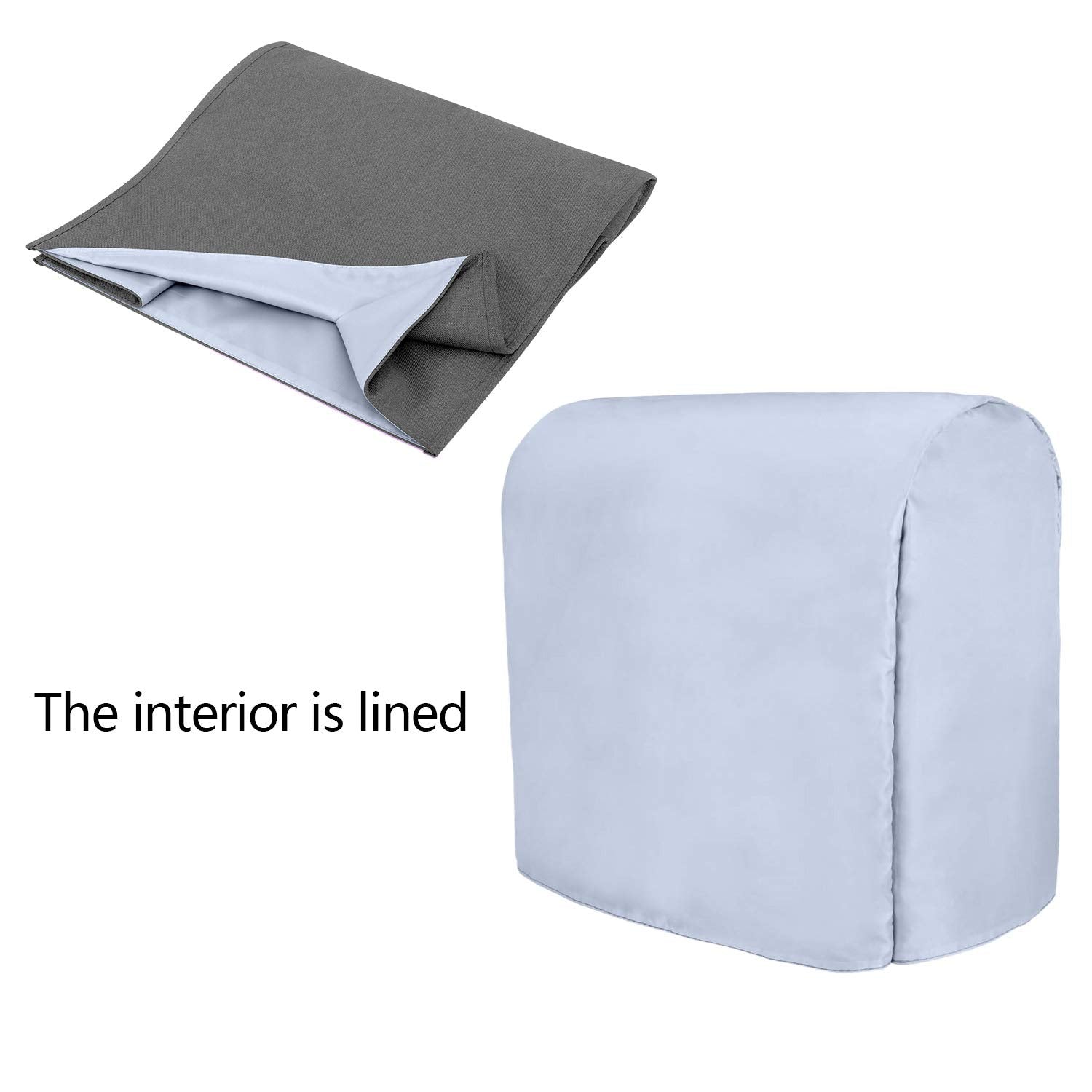 Luxja Dust Cover Compatible With 4.5 Quart And 5 Quart Stand Mixer, Cloth Cover With Pockets For Stand Mixer And Extra Accessori