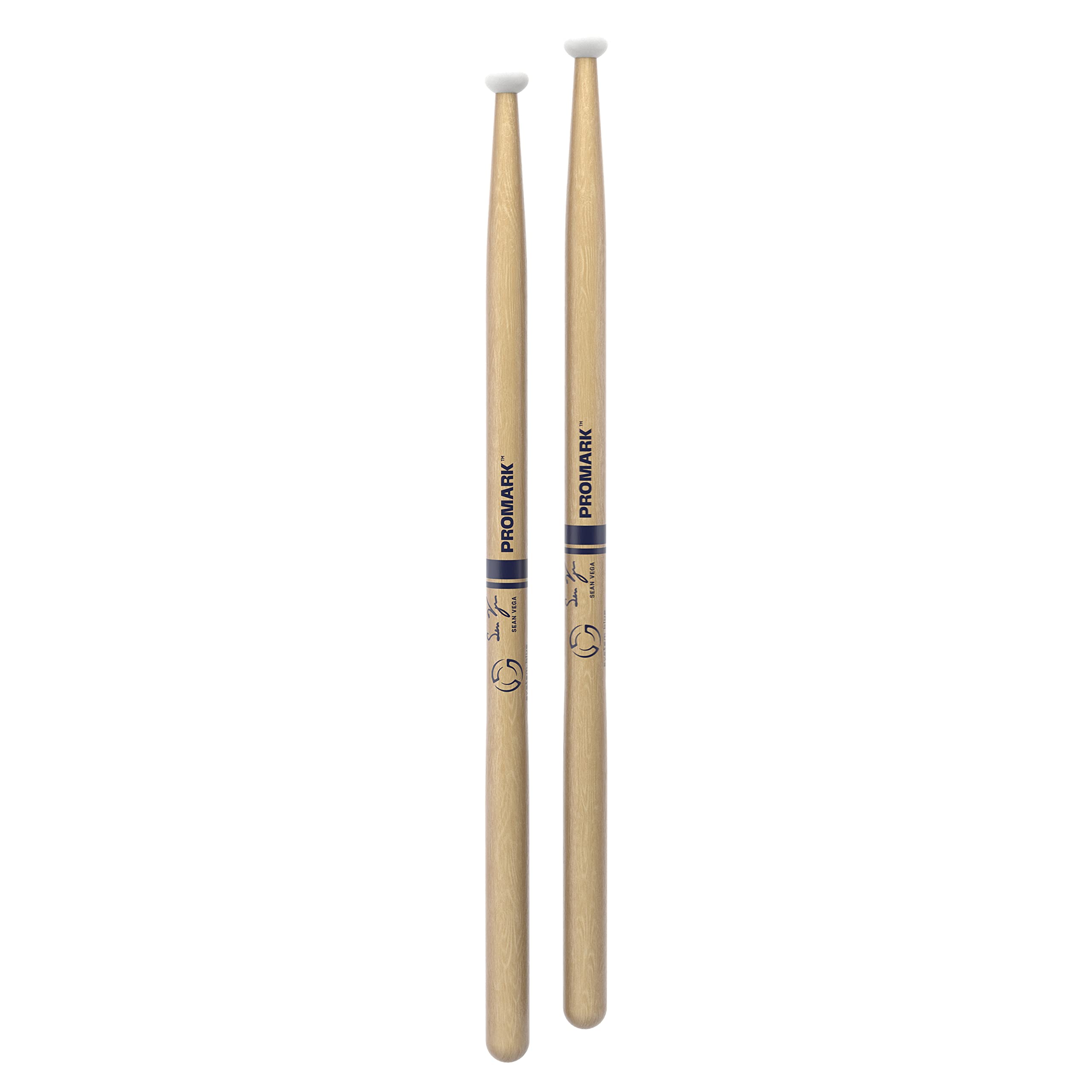 Promark Drum Sticks   Sean Vega Ts8 System Blue Tenor Drumsticks   Drum Sticks Set   Nylon Tip   Hickory Drumsticks   Consistent