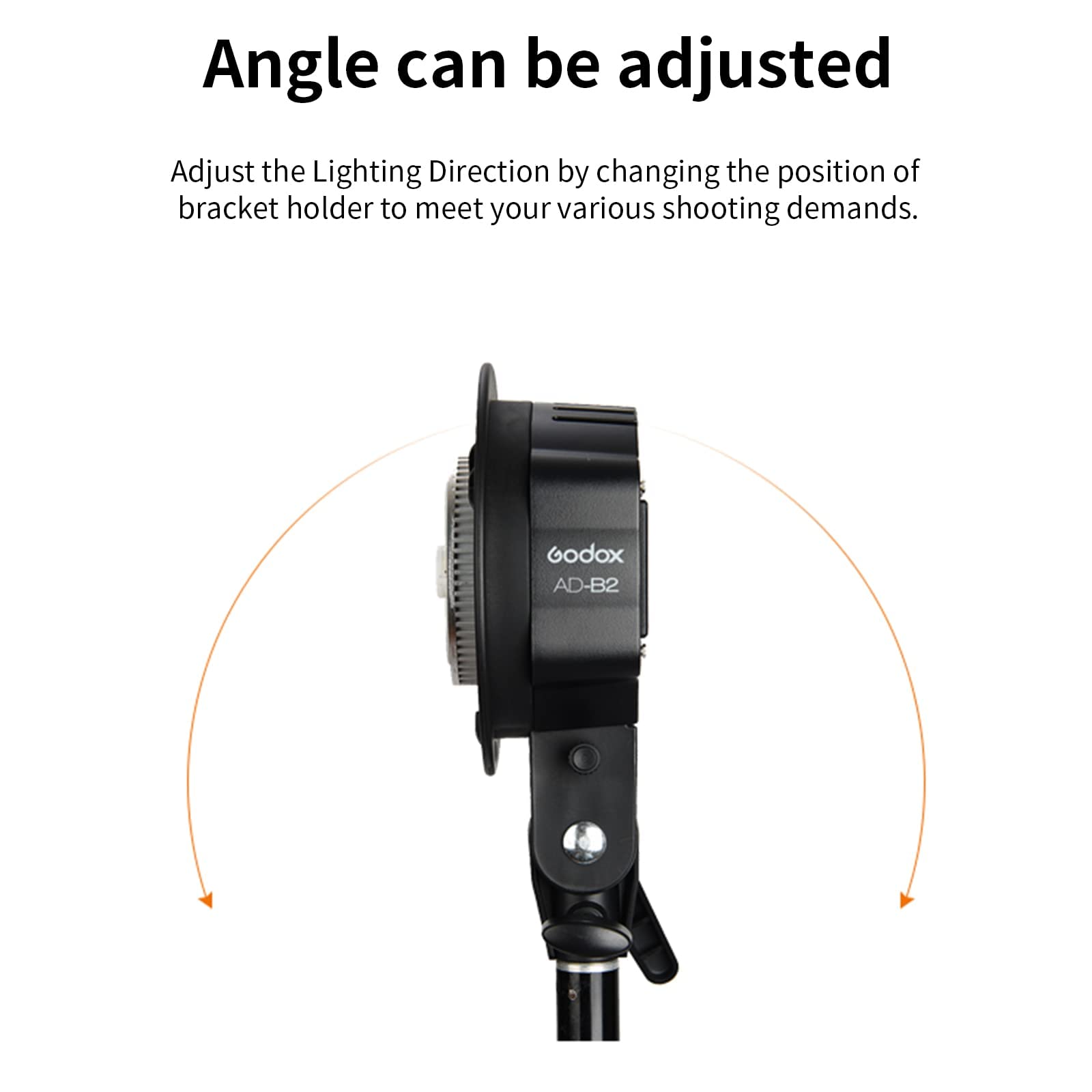GODOX AD-B2 Dual Tubes Light Head S-Type Bowens Mount for AD200 AD200Pro Flashes 400W