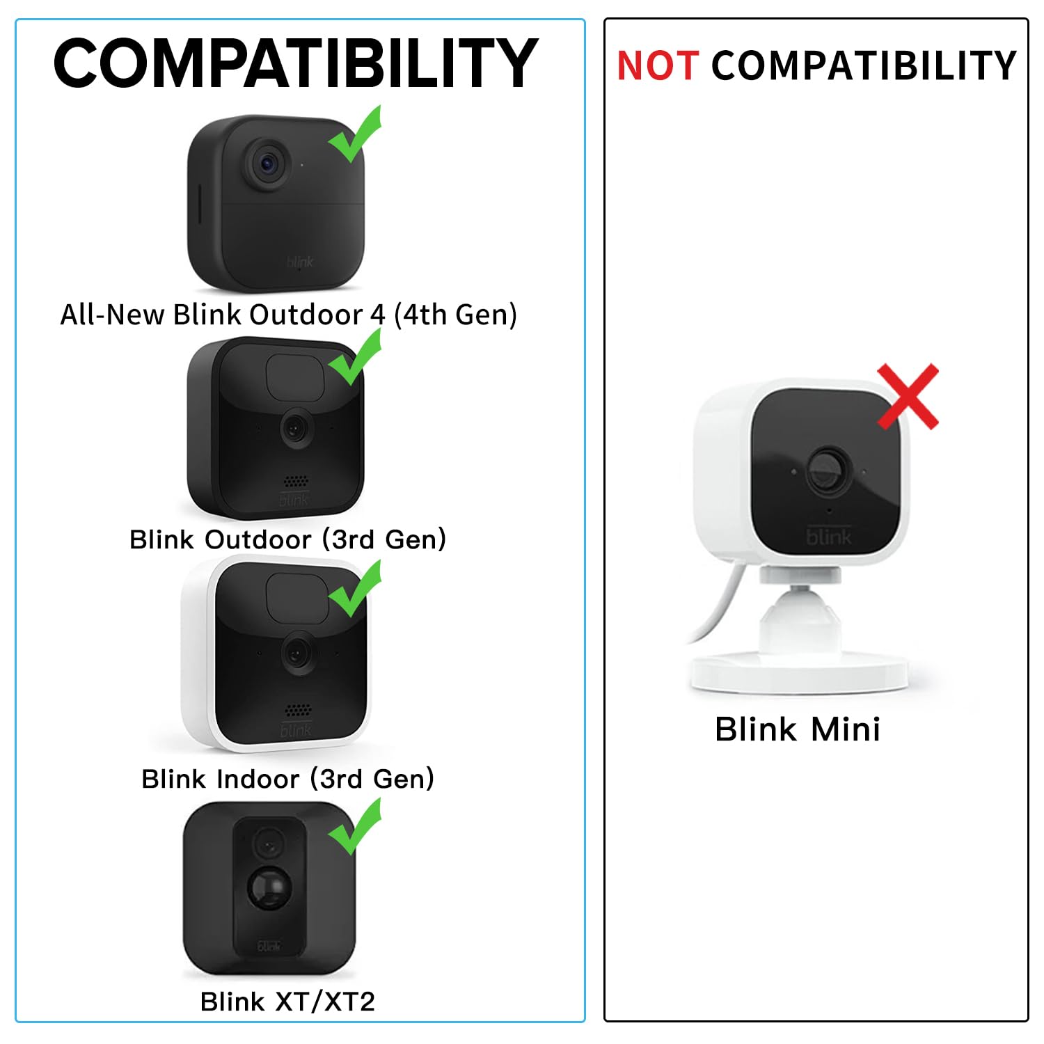 Weatherproof 30Ft/9M Power Cable For Blink Outdoor 4 (4Th Gen), Blink Outdoor/Indoor (3Rd Gen)&Blink Xt/Xt2, Flat Extension Char