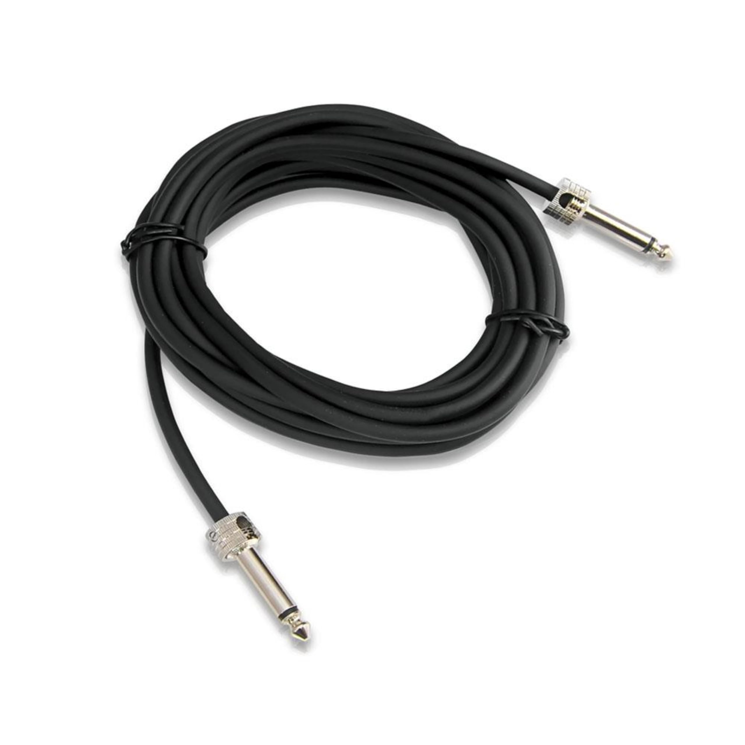 Pyle Pro Audio Pedal Board Patch Cables Universal D.I.Y Custom Cut Feet Wire Kit, Right Angle Low Profile 1/4'' Connectors, Perf