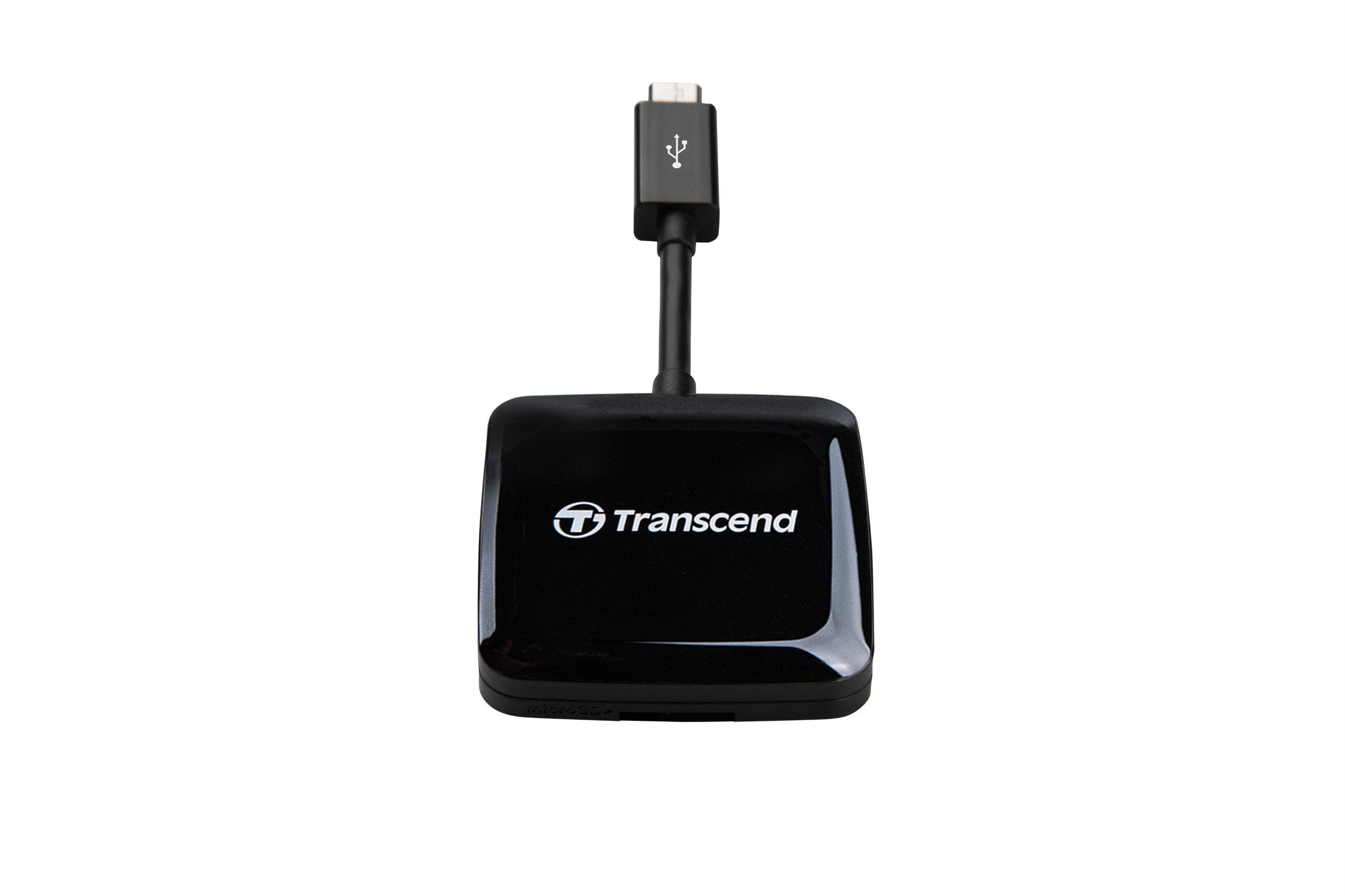 Transcend USB 2.0 OTG Card Reader, Black (TS RDP9K)