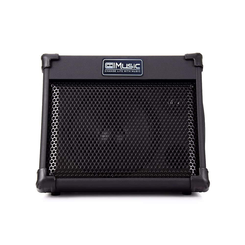 Coolmusic 40W Portable Acoustic Guitar Amplifier(Amp) With Bluetooth, 3-Year Warranty, Rechargeable Battery, Built-In Reverb & E